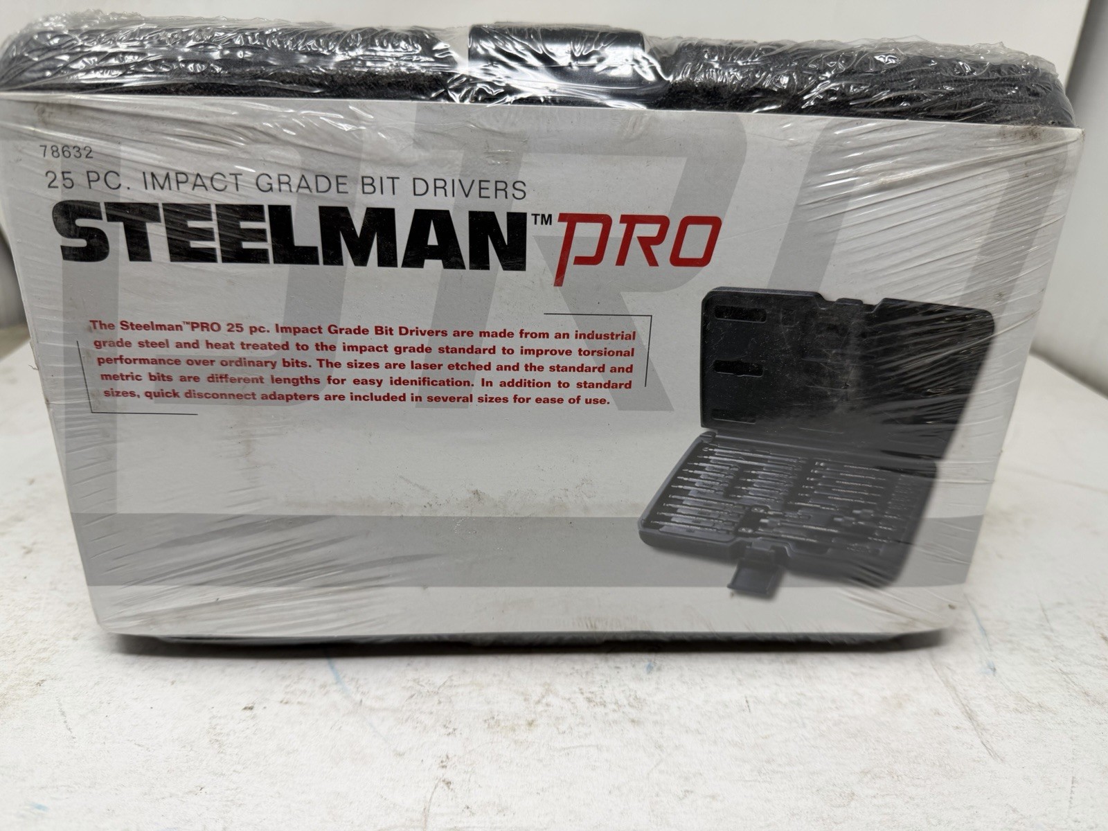 Steelman PRO 25pc Impact Bit Driver Set Screwdriver, Torx, Ball Tip Hex #78632