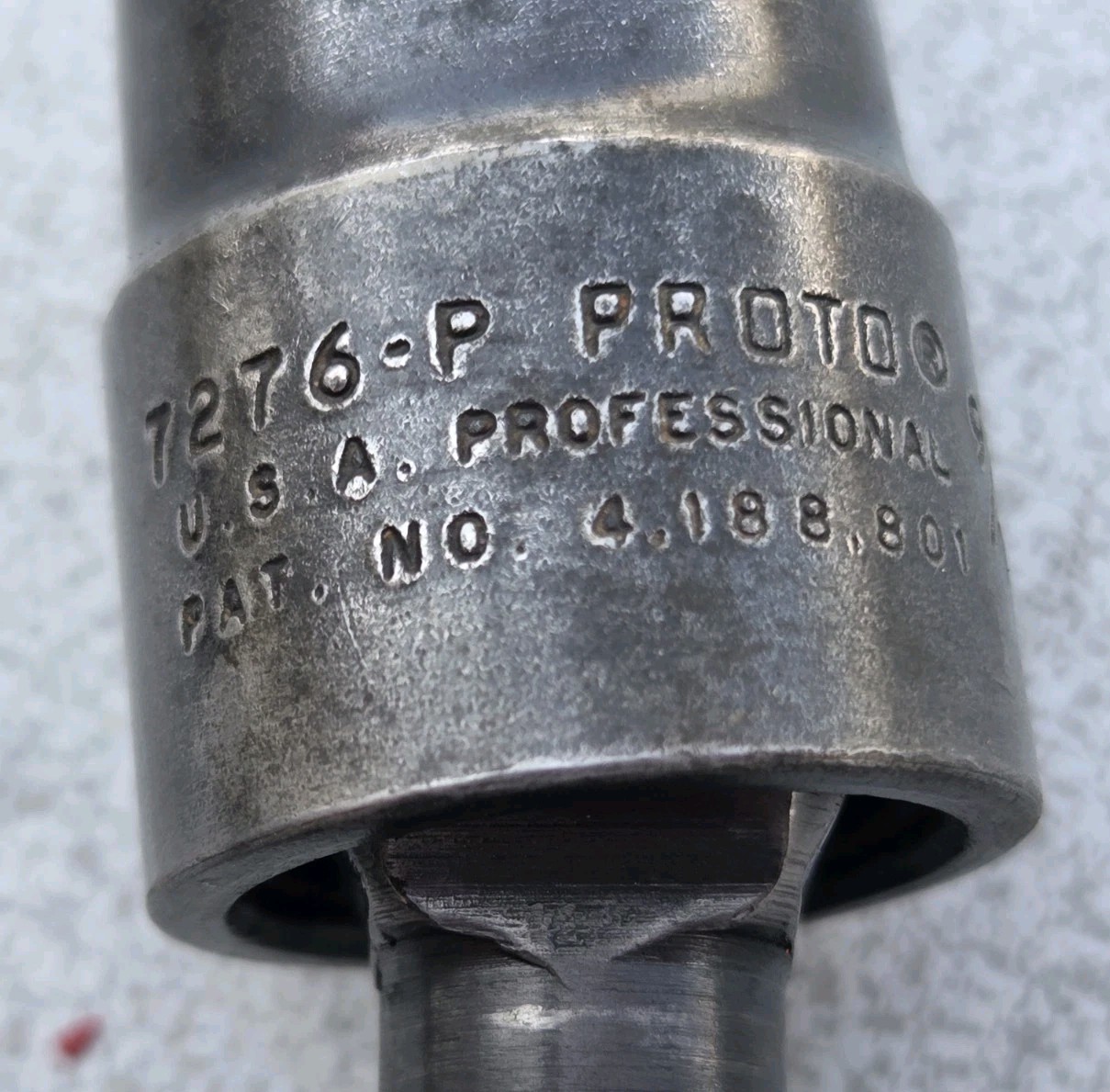 proto (5) piece Impact Swivel socket set 6 pt SAE (T208a)