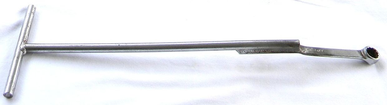 UNIQUE HANDMADE CUSTOM WELDED EXTRA STURDY 7/16″ ENCLOSED BOX WRENCH 13″ LENGTH
