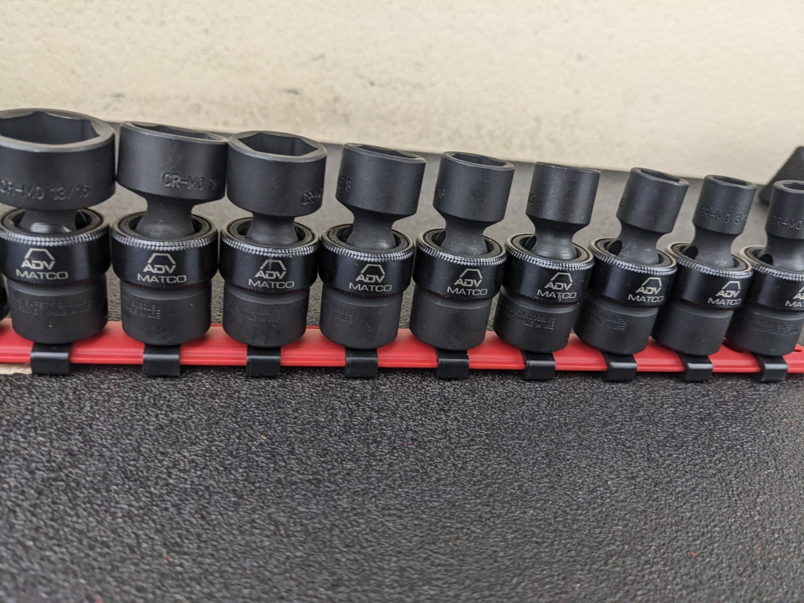 #bp119 Matco Tools NEW SBUP126V Universal Impact Socket Set 3/8″ Drive SAE ADV