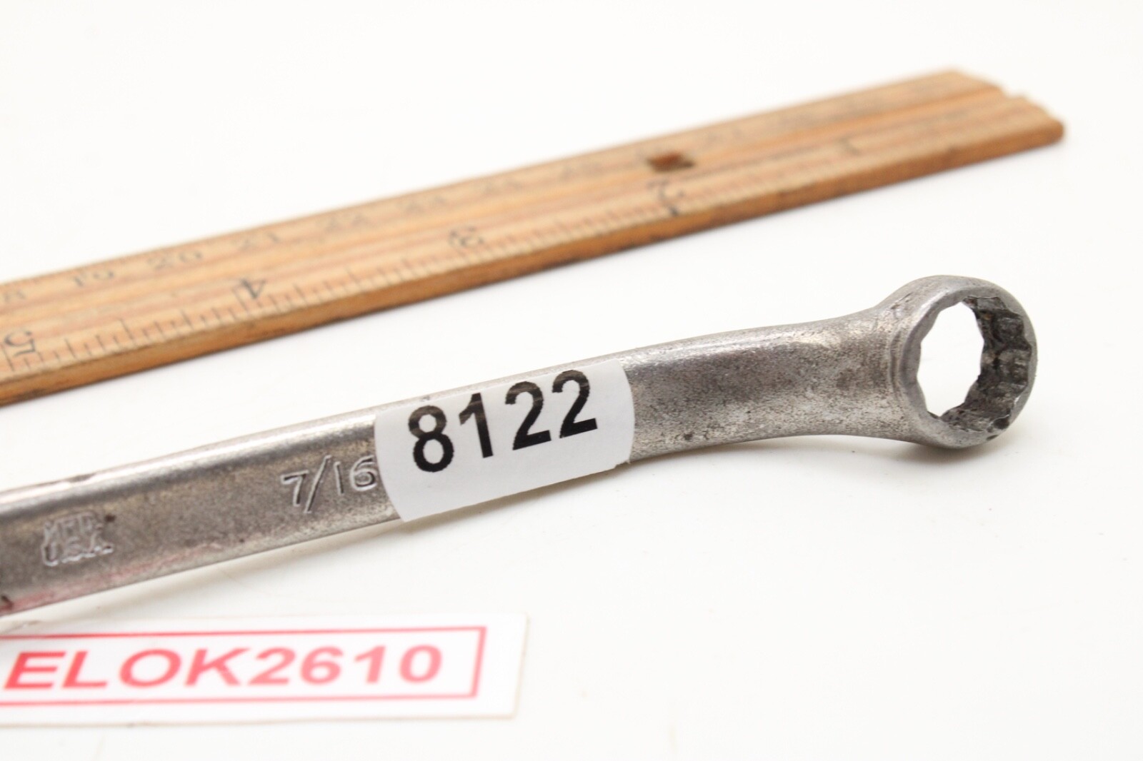 GILLER 2214 1/2″ X 7/16″ SAE Chrome Double Offset Box End Wrench USA