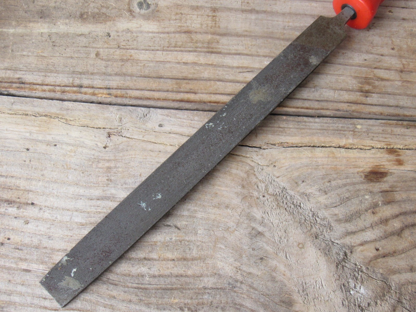 SNAP ON HF616 RED HARD HANDLE LARGE FLAT FILE HF-616 NICE USED CONDITION