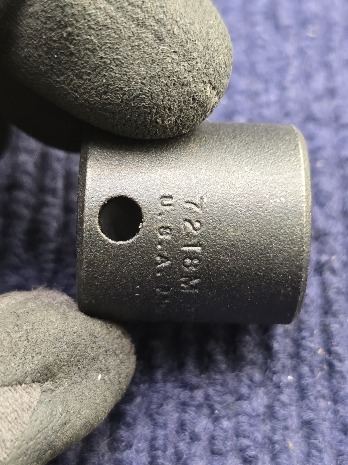 (QTY 5) Proto 7218M 3/8-inch Drive 6-Point 18mm Metric Standard Impact Sockets