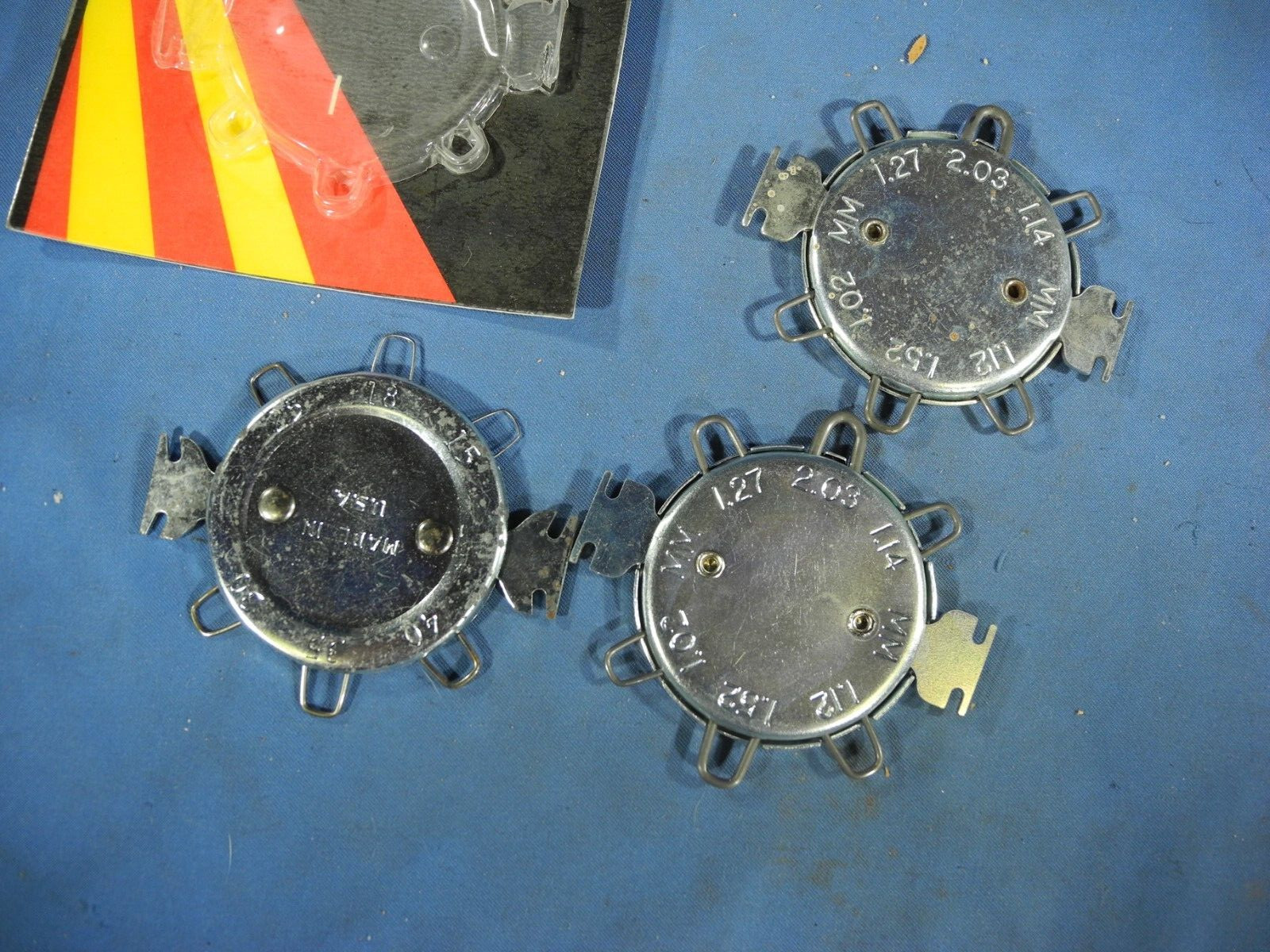 (3) Spark Plug Gauge .040 to .080 and Metric Equivalents KaStar 2633A (Free Ship