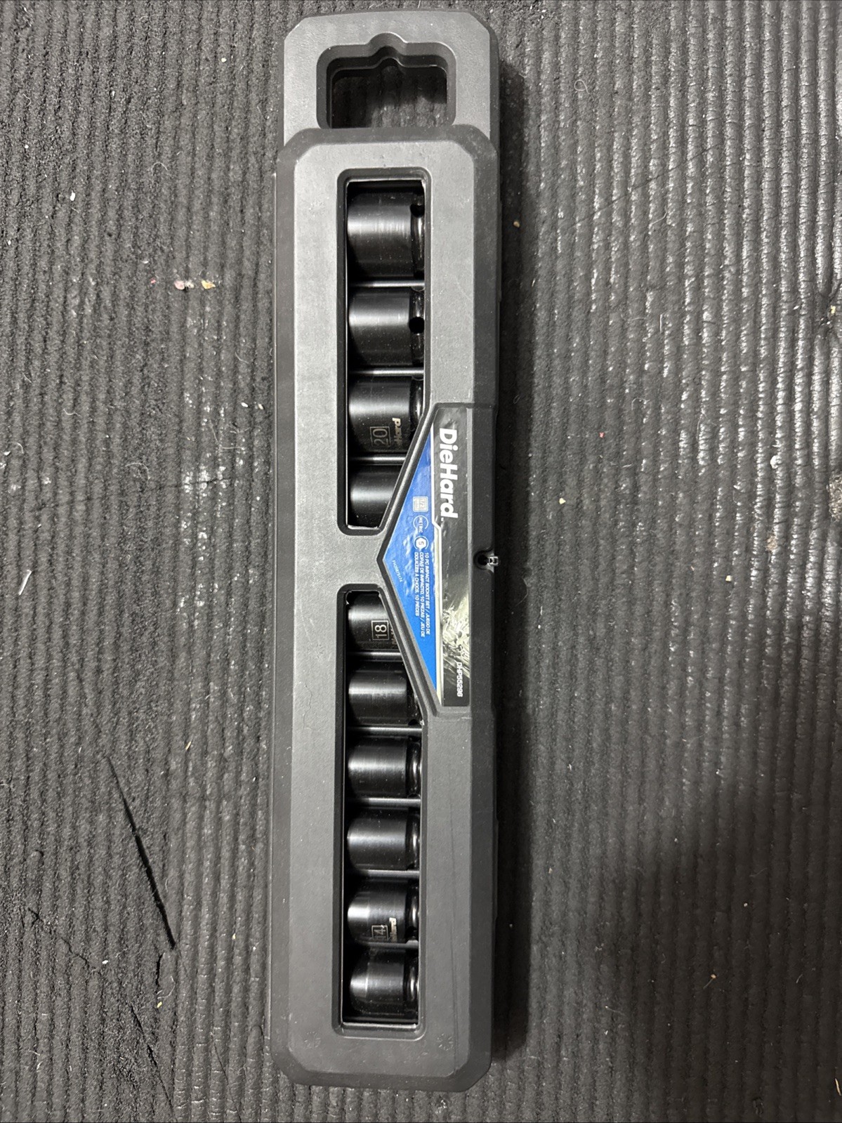 New DieHard DHP55296 10pc Impact Socket Set 1/2″ Drive 6-Point BLK Metric (BC)