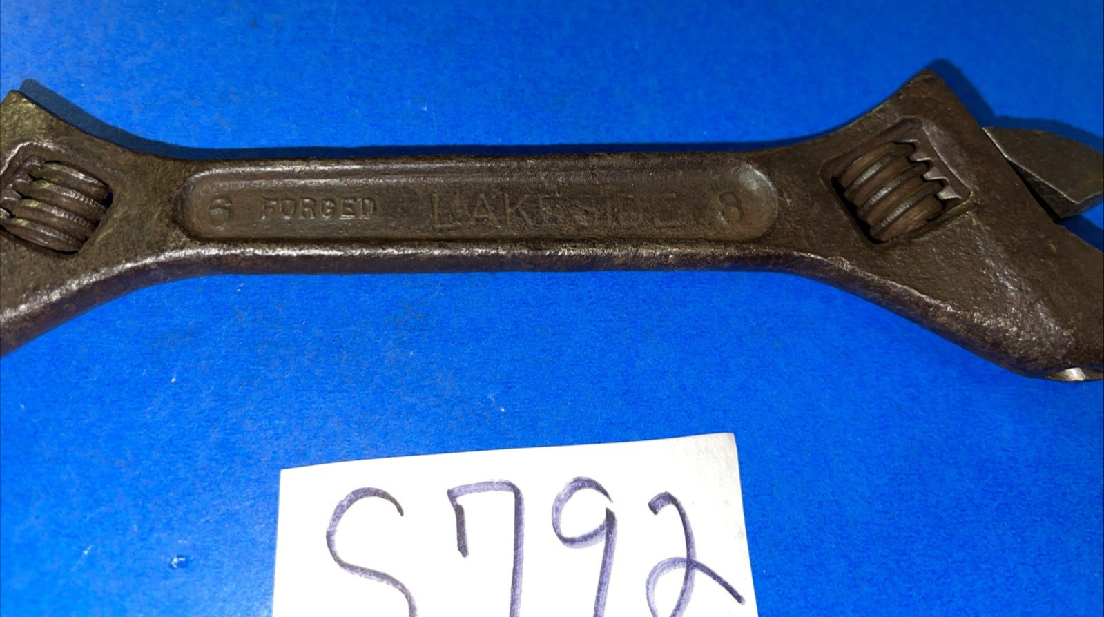 LAKESIDE TOOLS VINTAGE DOUBLE END CRESCENT WRENCH 6-8