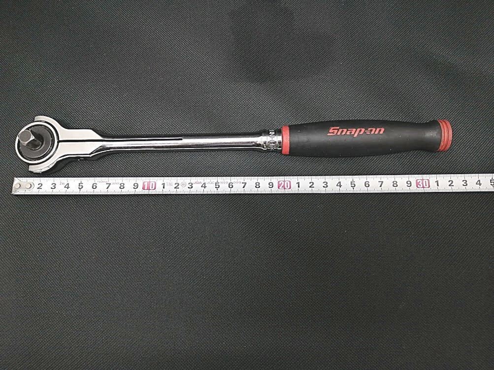 Snap on tools FHNF100 3/8 inch Ratchet Swivel Head/Red Black Used