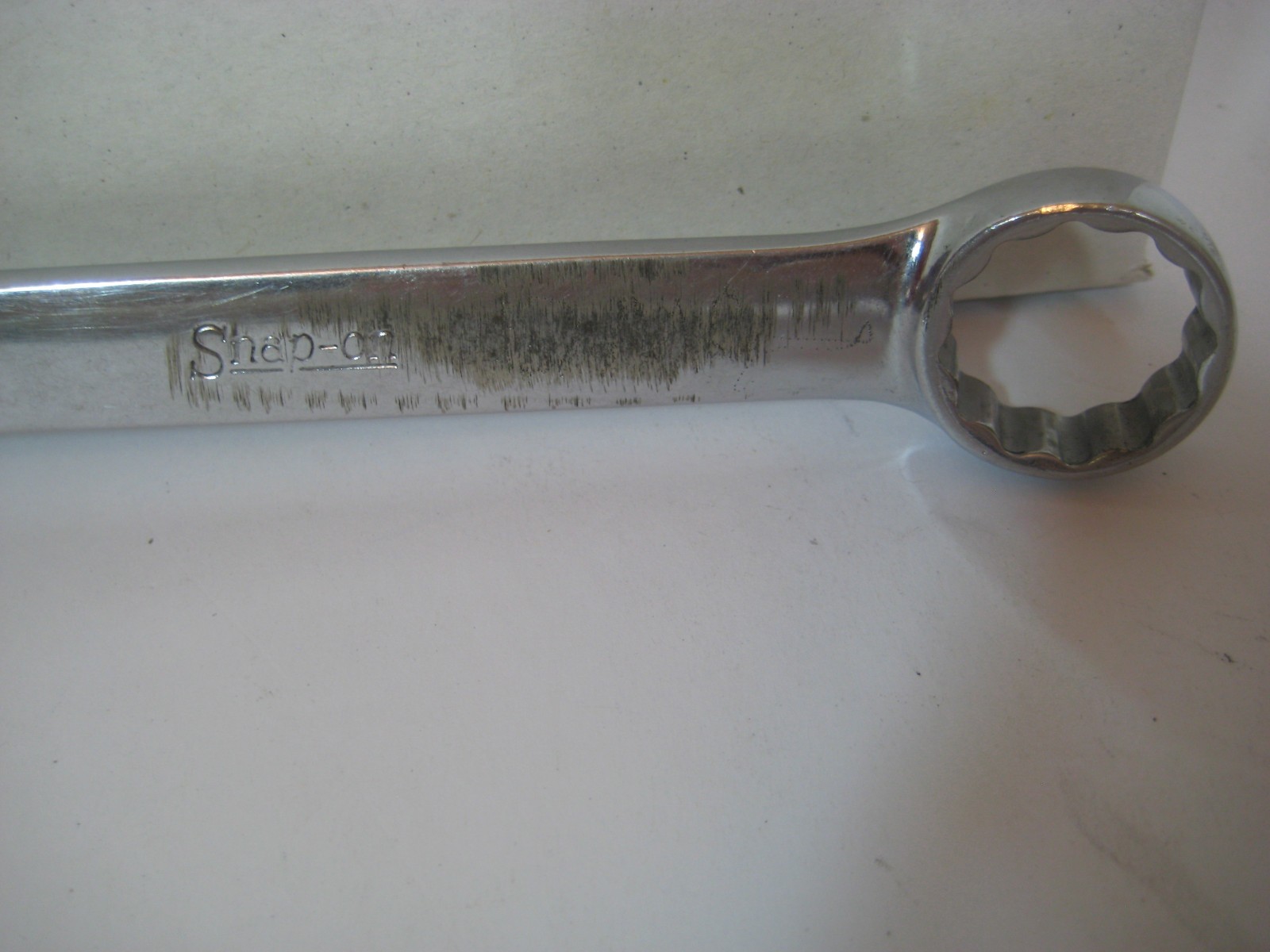 Vintage Snap On Tools OEX260 Short Chrome Combination Wrench 13/16” 12PT SAE