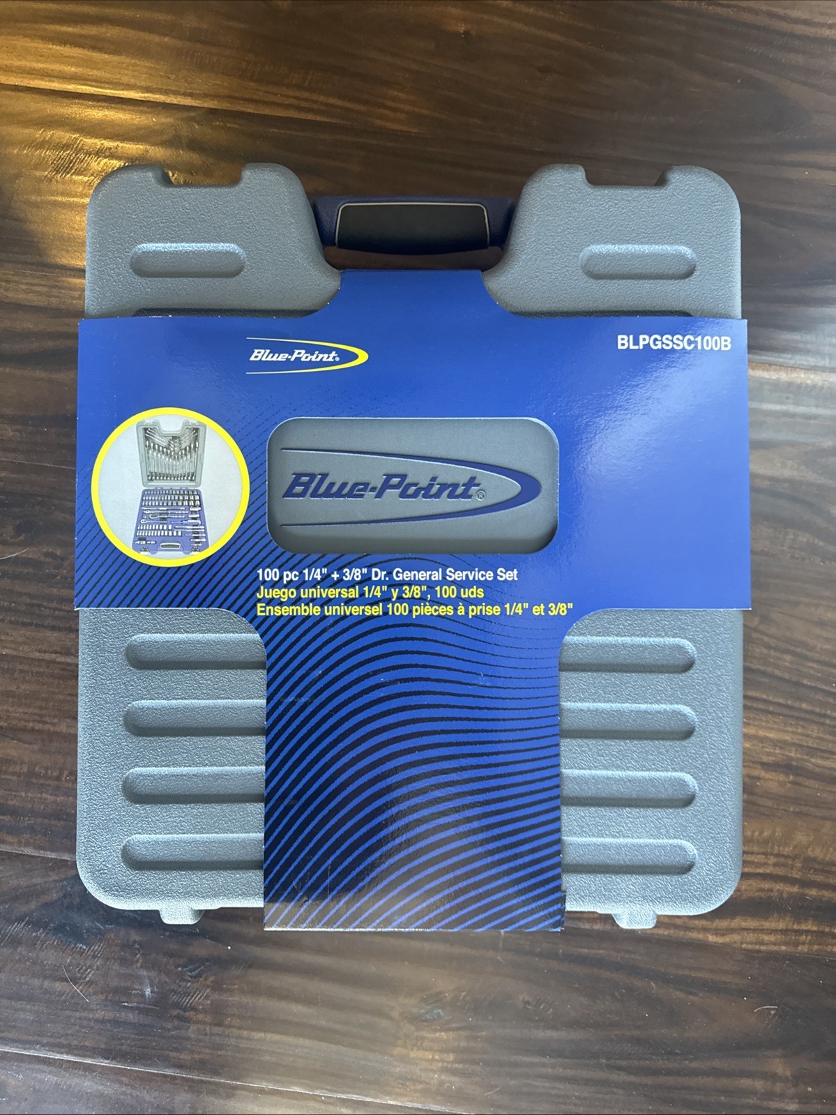 Blue Point Tools BLPGSSC100b 1/4-3/8 Drive 100pc General Service Set New