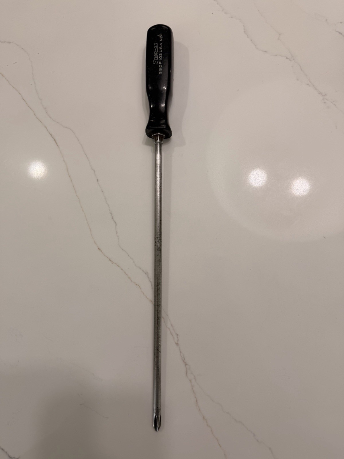 Vintage Snap-On Supreme SSDP102 Phillips #2 Screwdriver 9.5″ Long Shaft USA Made