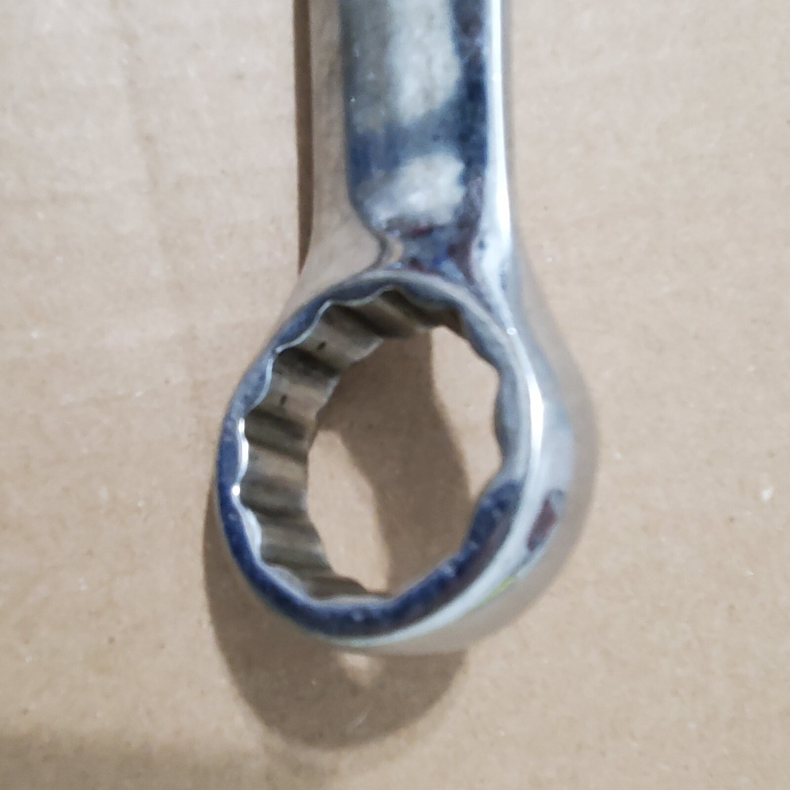 Pittsburgh Combination Wrench 1-1/8″ SAE 12pt Chrome Finish, 15.5″. Estate Find