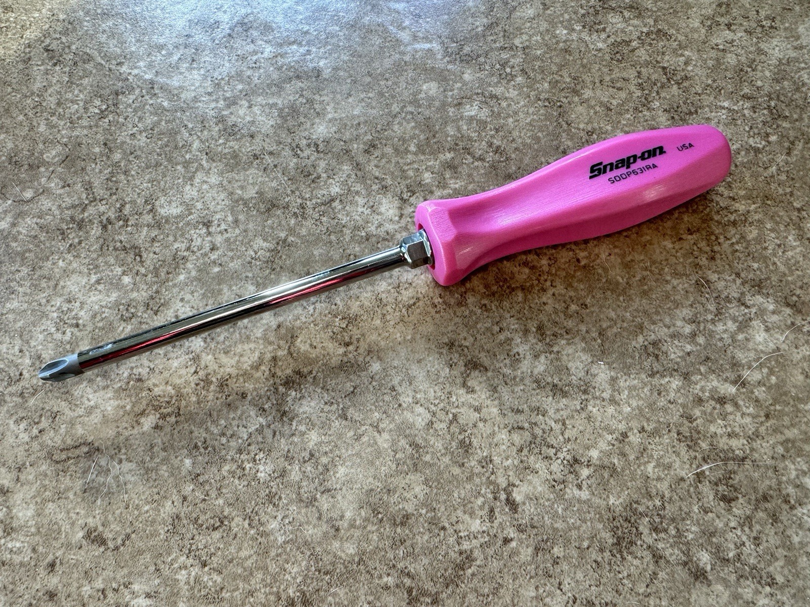 🟣 NEW Snap-On PEARL PINK Hard Handle PHILLIPS #3 Screwdriver SDDP63IRAPP -RARE