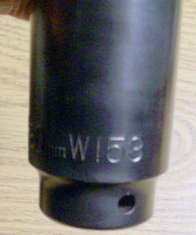 Axle Nut Impact Socket, 30mm 6-Point, 1/2 Inch Drive, Deep Well Hub 3-1/2″ Long