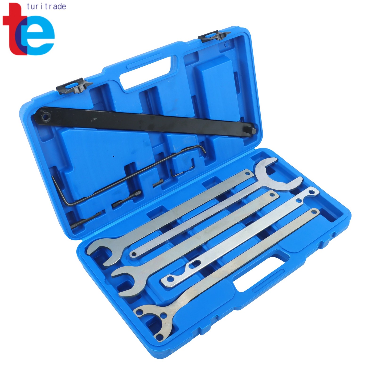 Fan Clutch Water Pump Holder Wrench Tool Set 32 36 38 40 65mm for BMW Mercedes