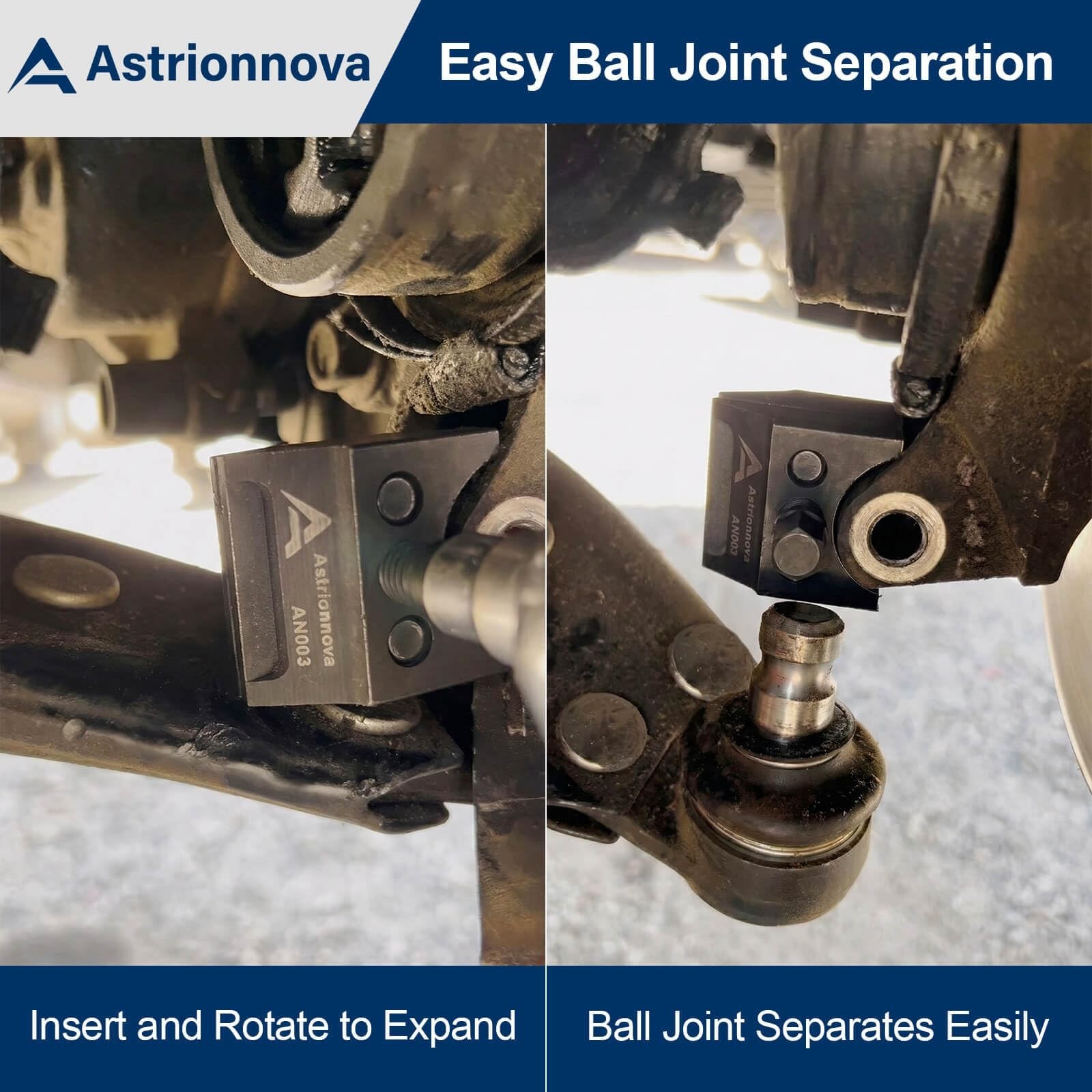 Heavy Duty Suspension Strut Spreader Tool – Dual-End Strut & Ball Joint Separato
