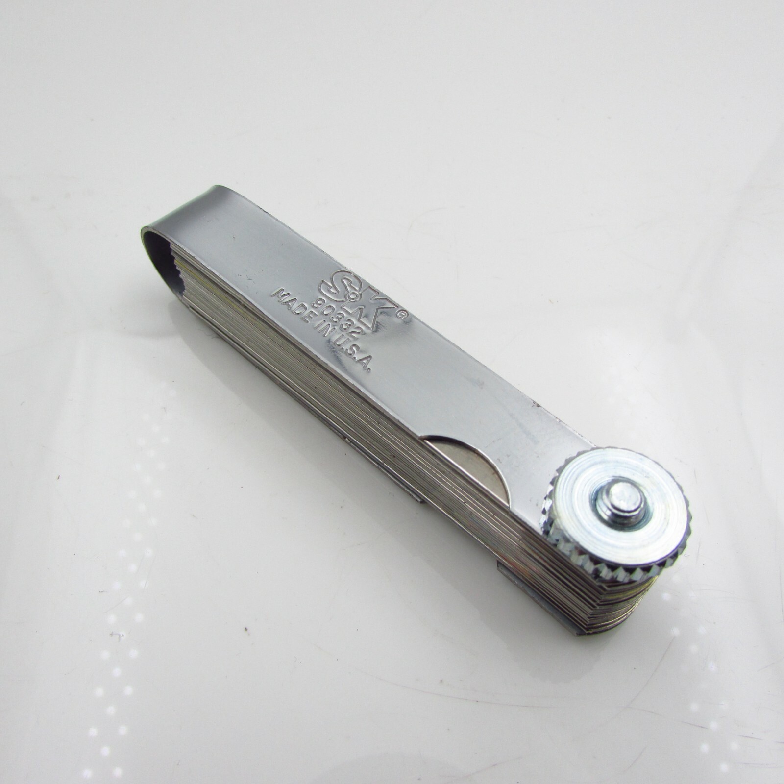 SK Tools 90332 Feeler Blade Thickness Gauge Spark Plug Gap Metric/SAE USA Made