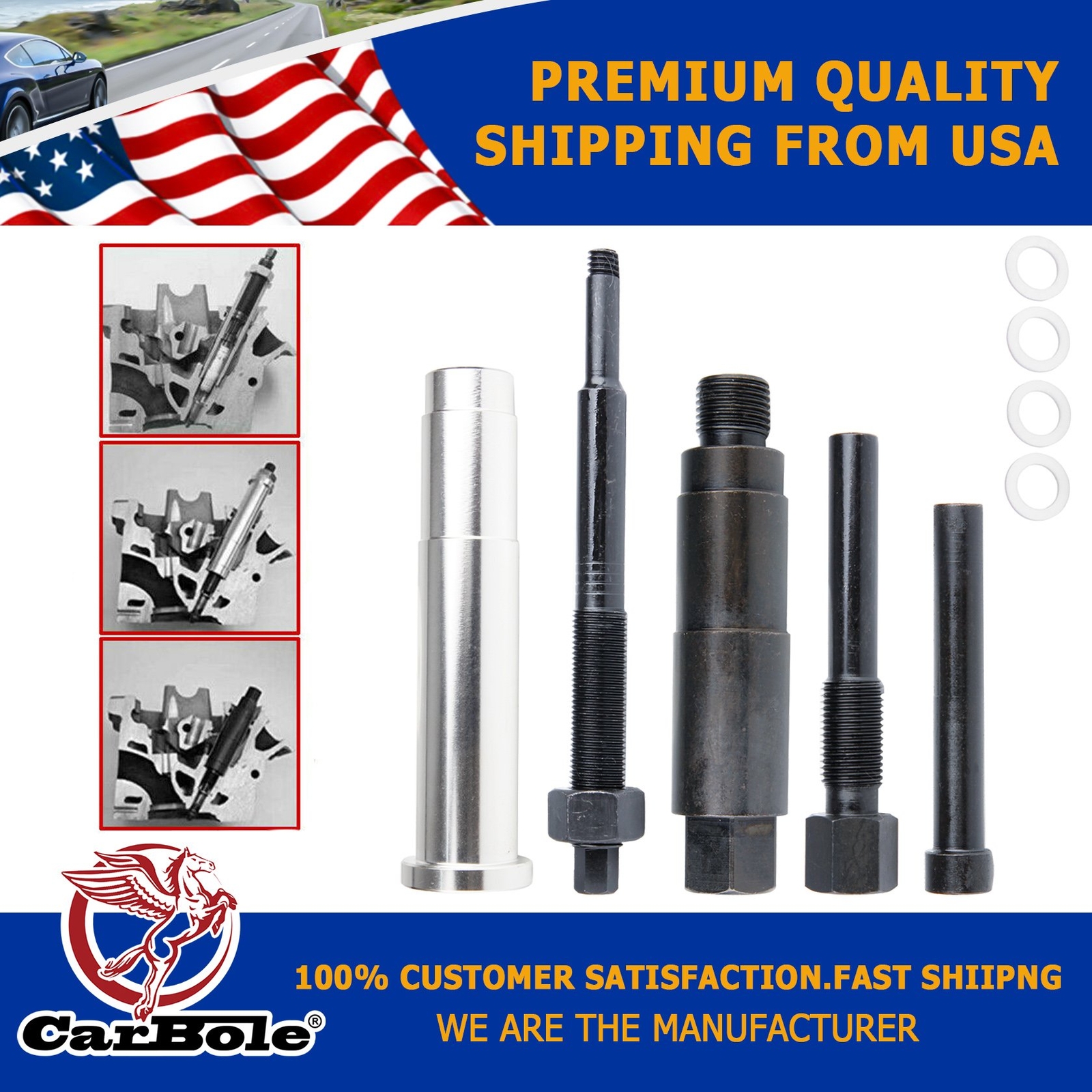 65600 Broken Spark Plug For Ford Triton 3 Valve 5.4L Engines Remover Tool