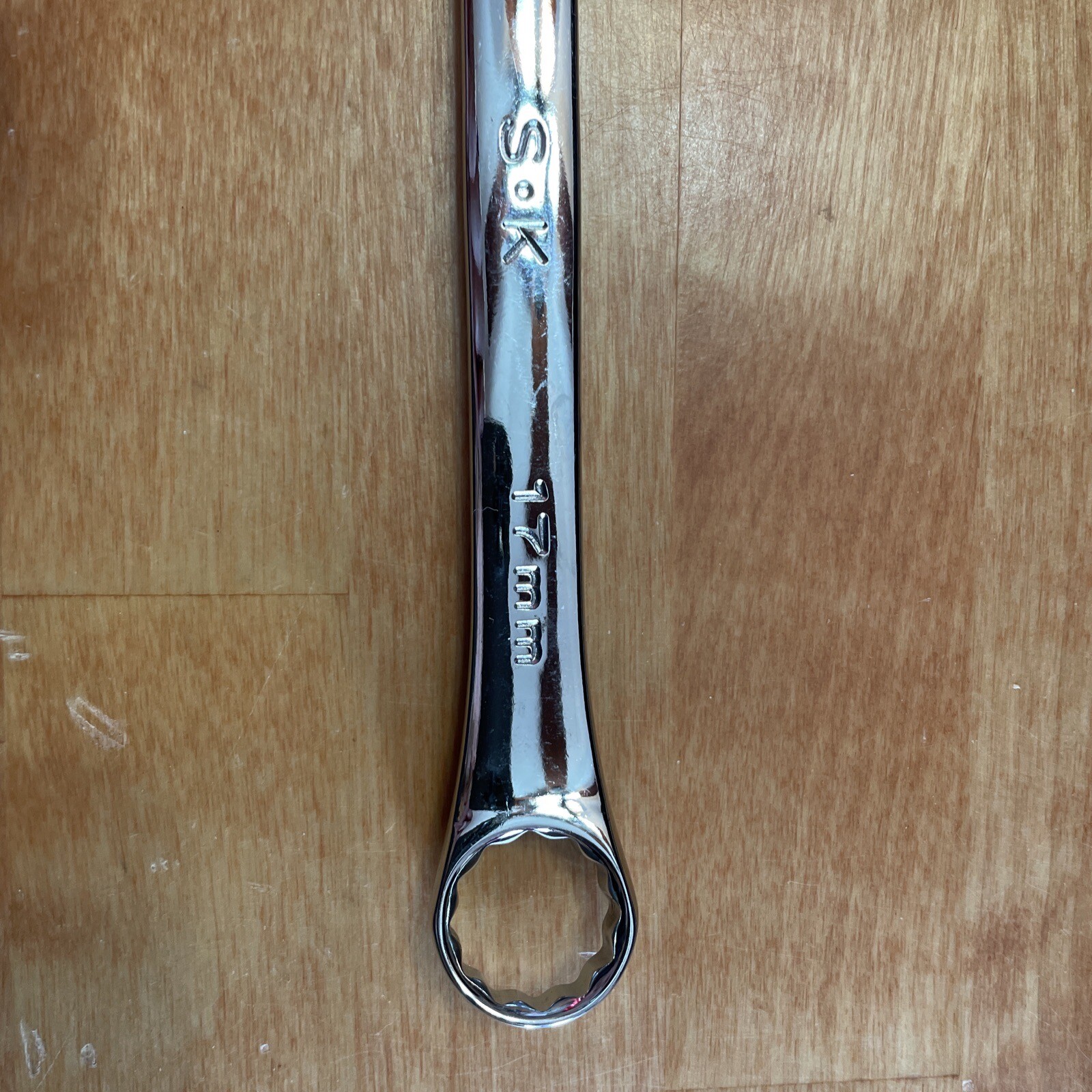 SK Tools 17 Mm Regular Length Super Krome Combination Wrench 88317 Made In USA!