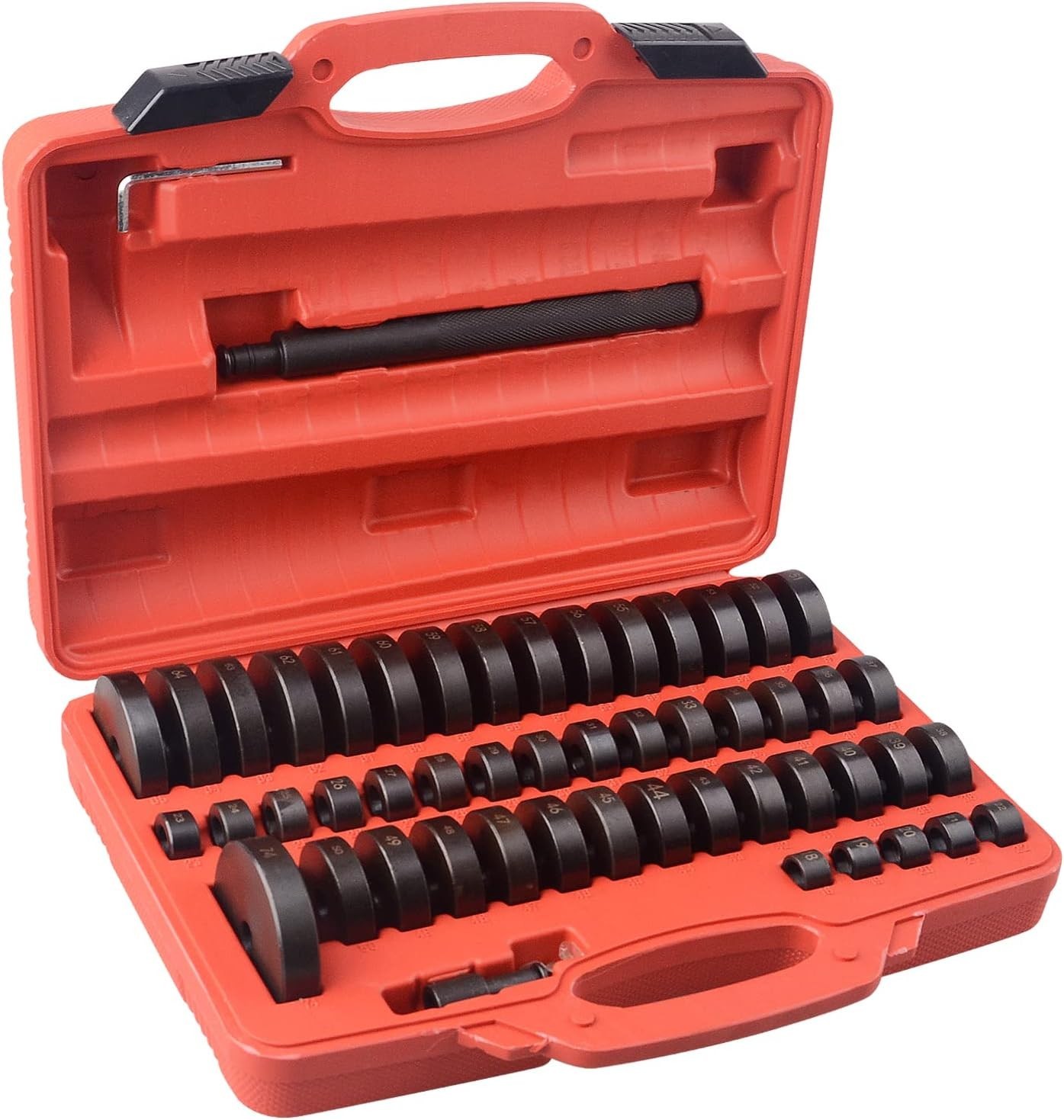 Professional Bushing Driver Set with 50 Interchangeable Discs for Speedy Repairs