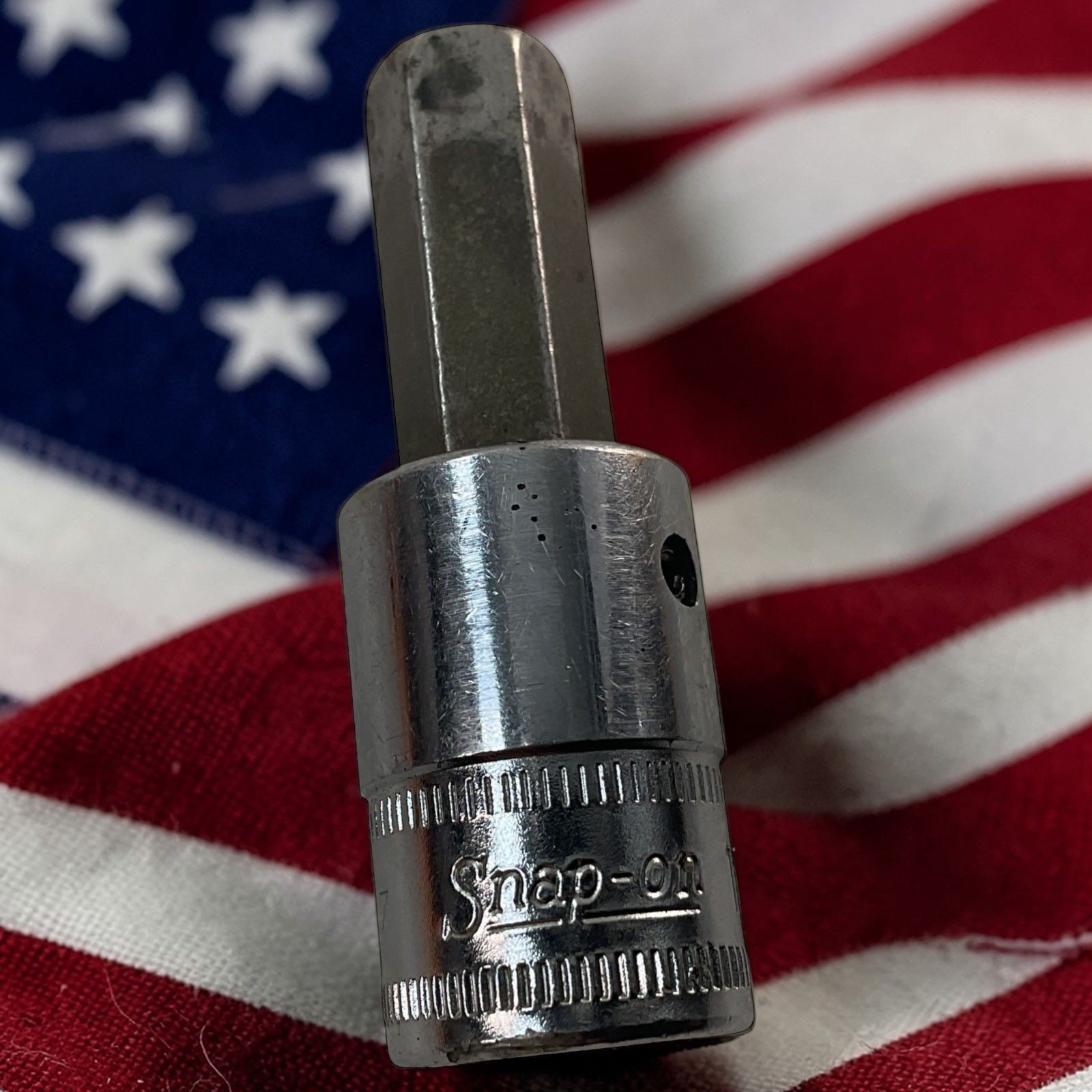 Snap-On Hex Bit Socket Driver FAM10B 3/8″ Drive 10 mm As Pictured Professional