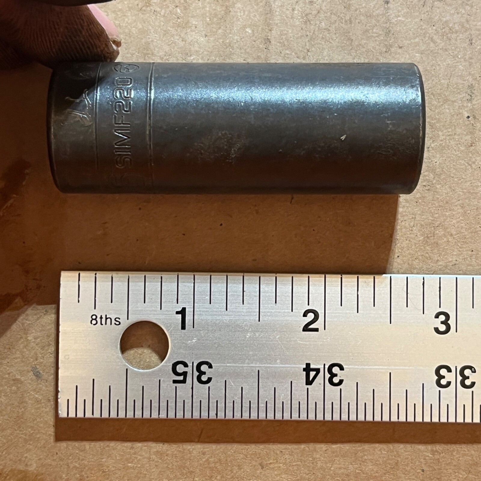 Snap-On SIMF220 3/8″ Drive 6-Point 11/16″ SAE Semi Deep Well Impact Socket – C