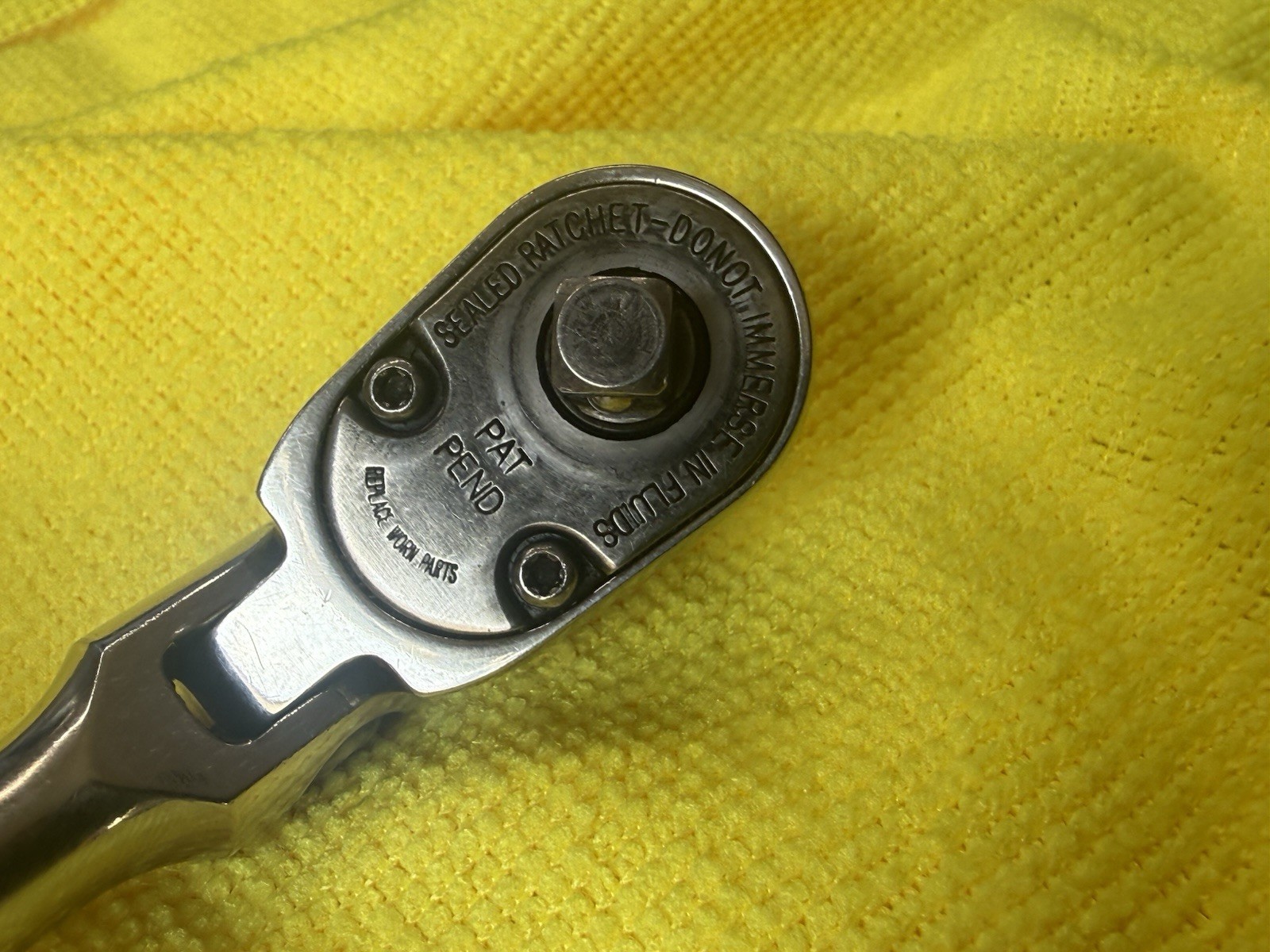 Snap on TF72 1/4 Flex Head Ratchet made in the USA