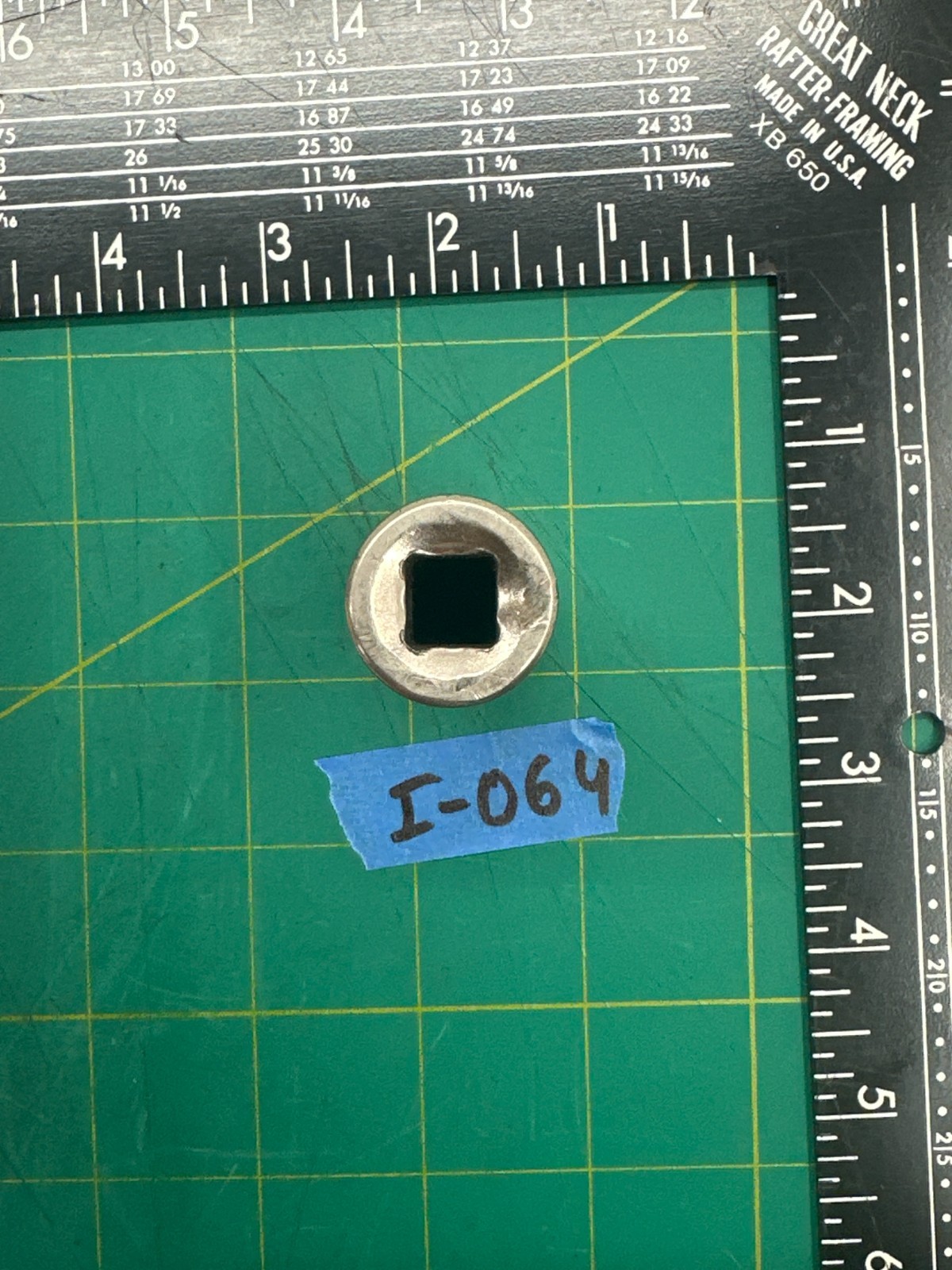 Vintage Craftsman No.44432 6pt 17mm Deep Socket 3/8 Drive G Series, Made in USA