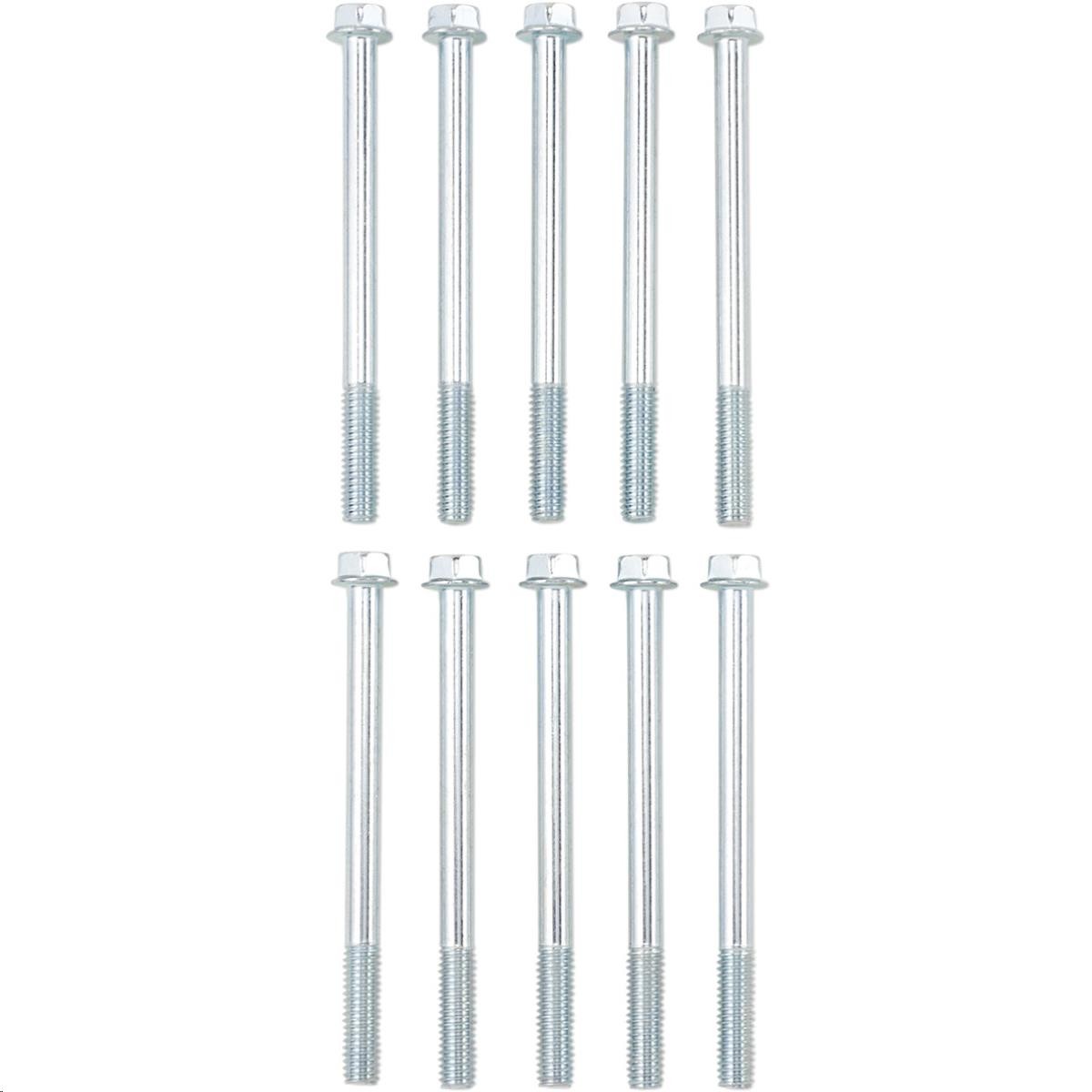 Bolt MC Hardware M6 Hex Flange Bolt Replacement Pack – M6x75 – 024-10675