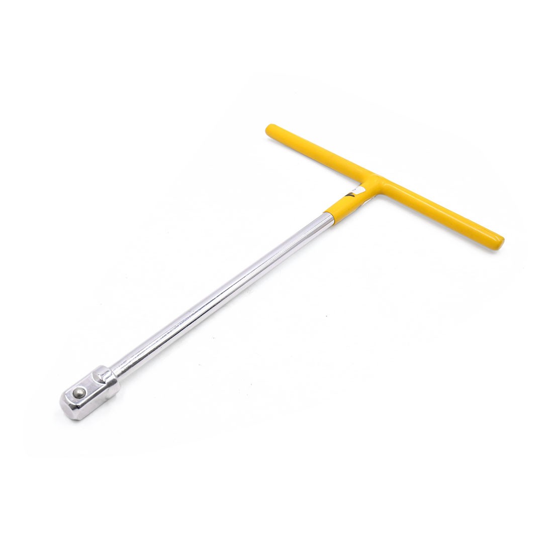 Yellow Silver Tone 1/2″ Square Drive T Handle Wrench Repairing Tool for Car Auto