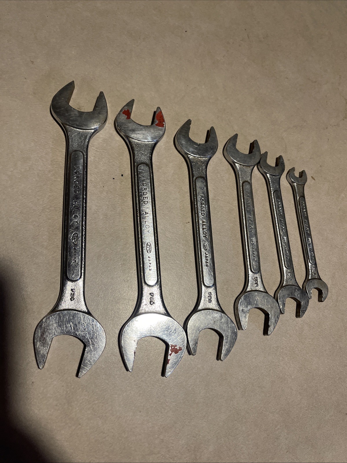 Fuller 6 pc Open End Wrench Lot