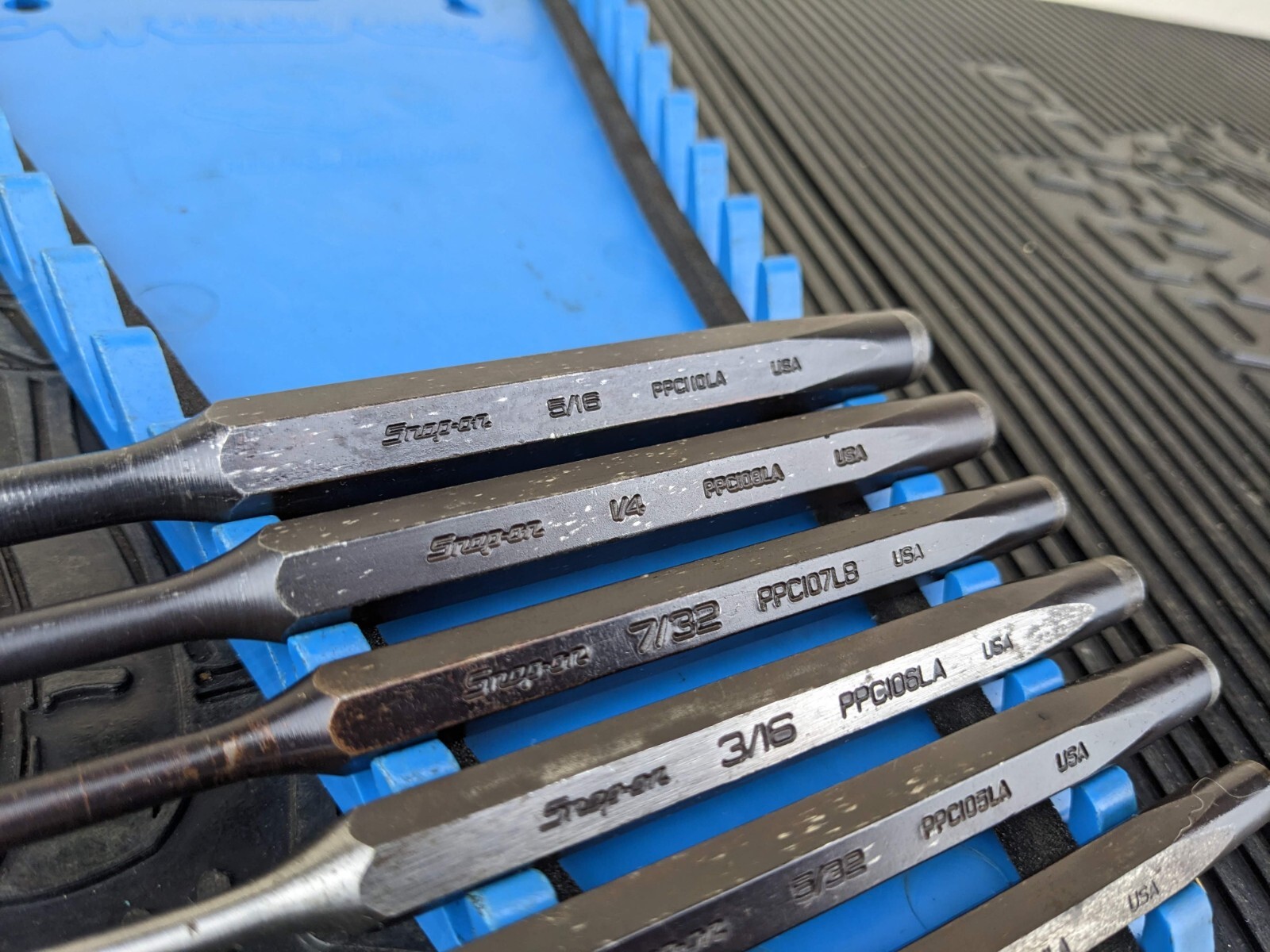 #be269 SNAP ON PPCL60BK 6 PIECE «LONG» PIN PUNCH SET