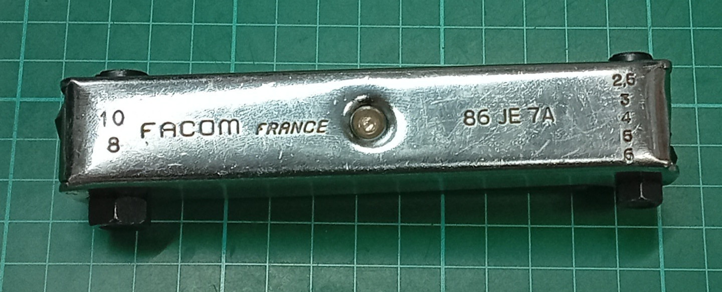 Vintage Facom 86H JE7A, Allen / Hex Key Metric Set 2.5mm – 10mm, Made In France