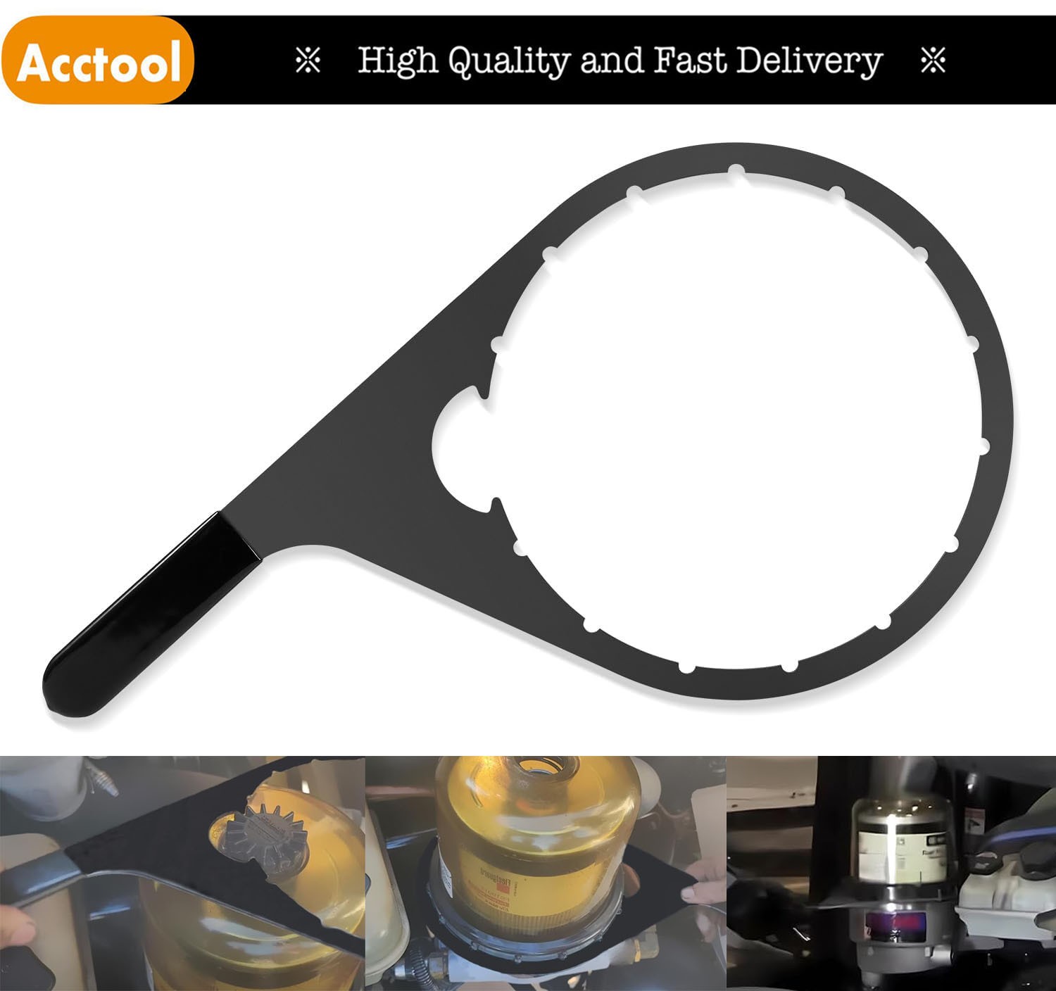 482017 8″ Fuel Filter Wrench For Davco Fuel Pro 485 487 488, Detroit Diesel DD13