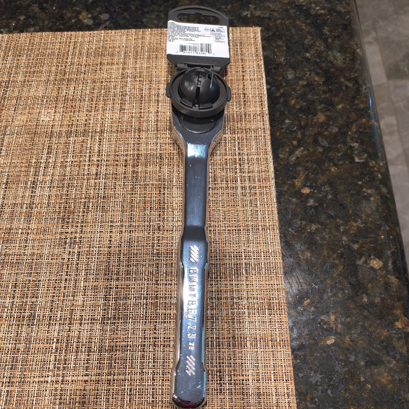 NEW Craftsman CMMT86723 1/2″ Dr Low Profile 72 Tooth Full Polish Ratchet