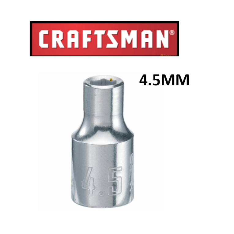 Craftsman 1/4 Inch Drive 6 Point Deep Socket Metric MM / SAE Inch Pick Size CMMT