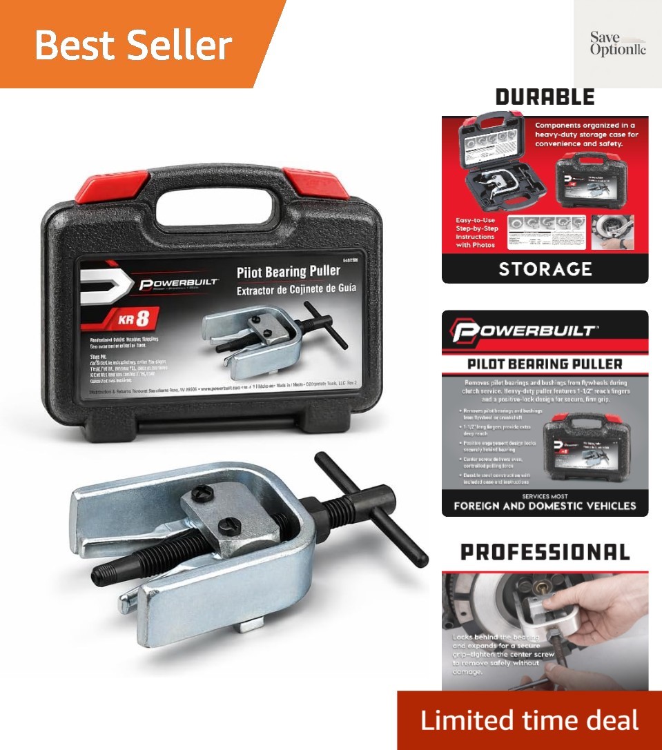 Pilot Bearing Puller, Remove Bearings and Bushings, Foreign and Domestic Car …