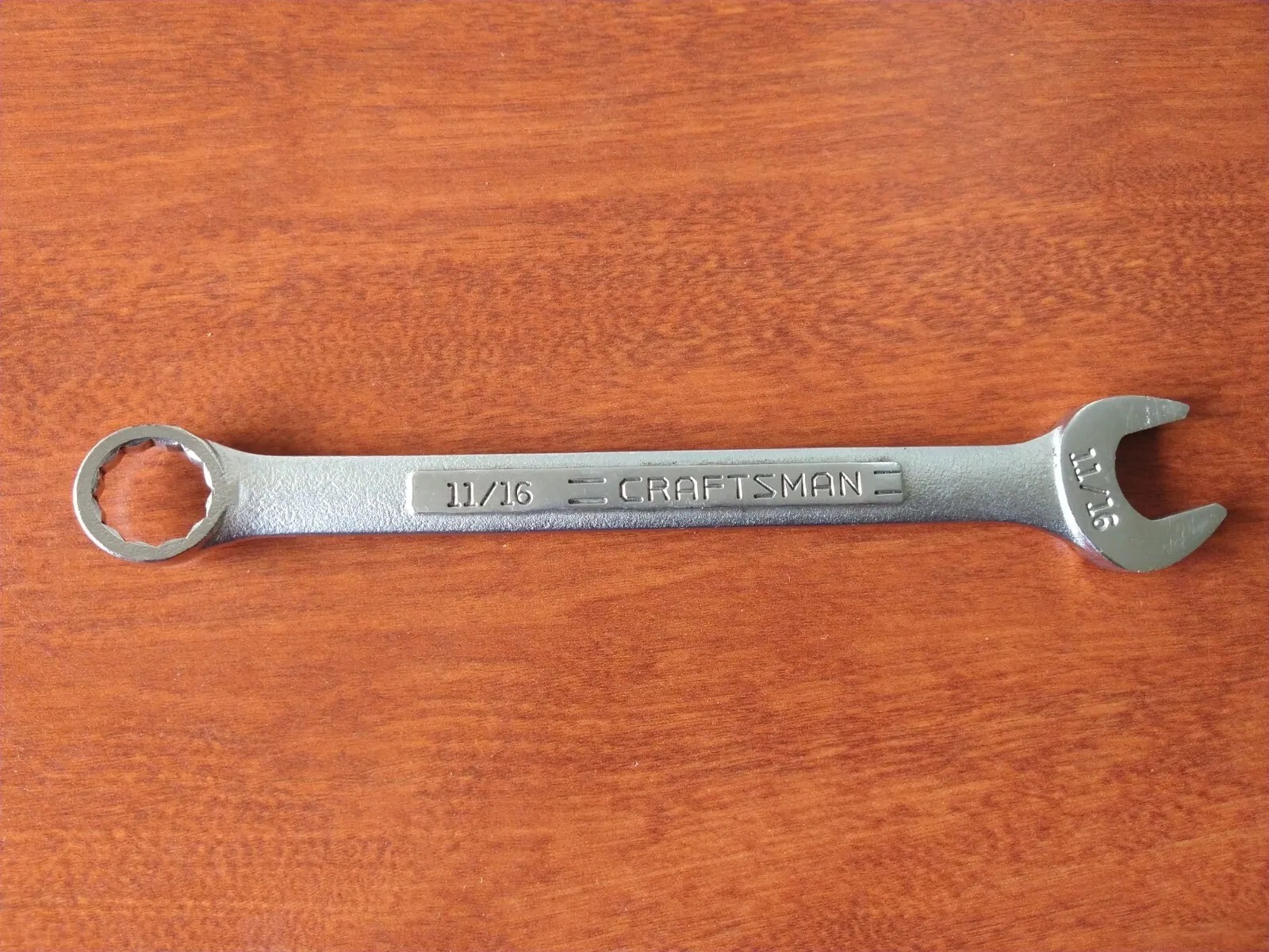 CRAFTSMAN VV44698, 11/16″ COMBINATION WRENCH, 8.6″ LONG, 12 POINT.