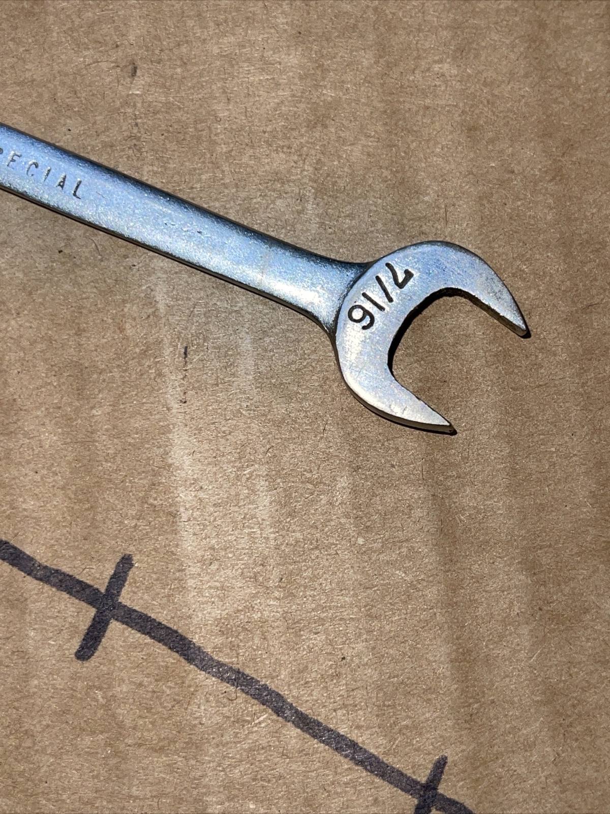 Vintage Armstrong USA Special 1/2 In X 7/16 In SAE Midget Open End Wrench