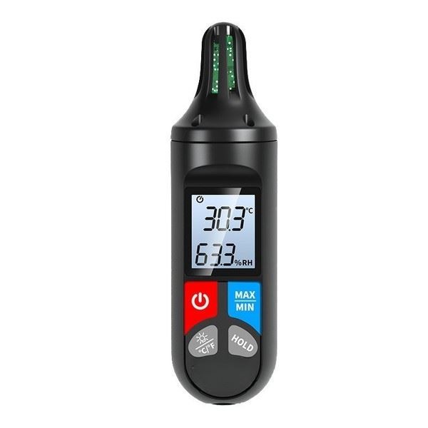 Compact Digital Thermometer Hygrometer with LCD for Industrial and Indoor Use