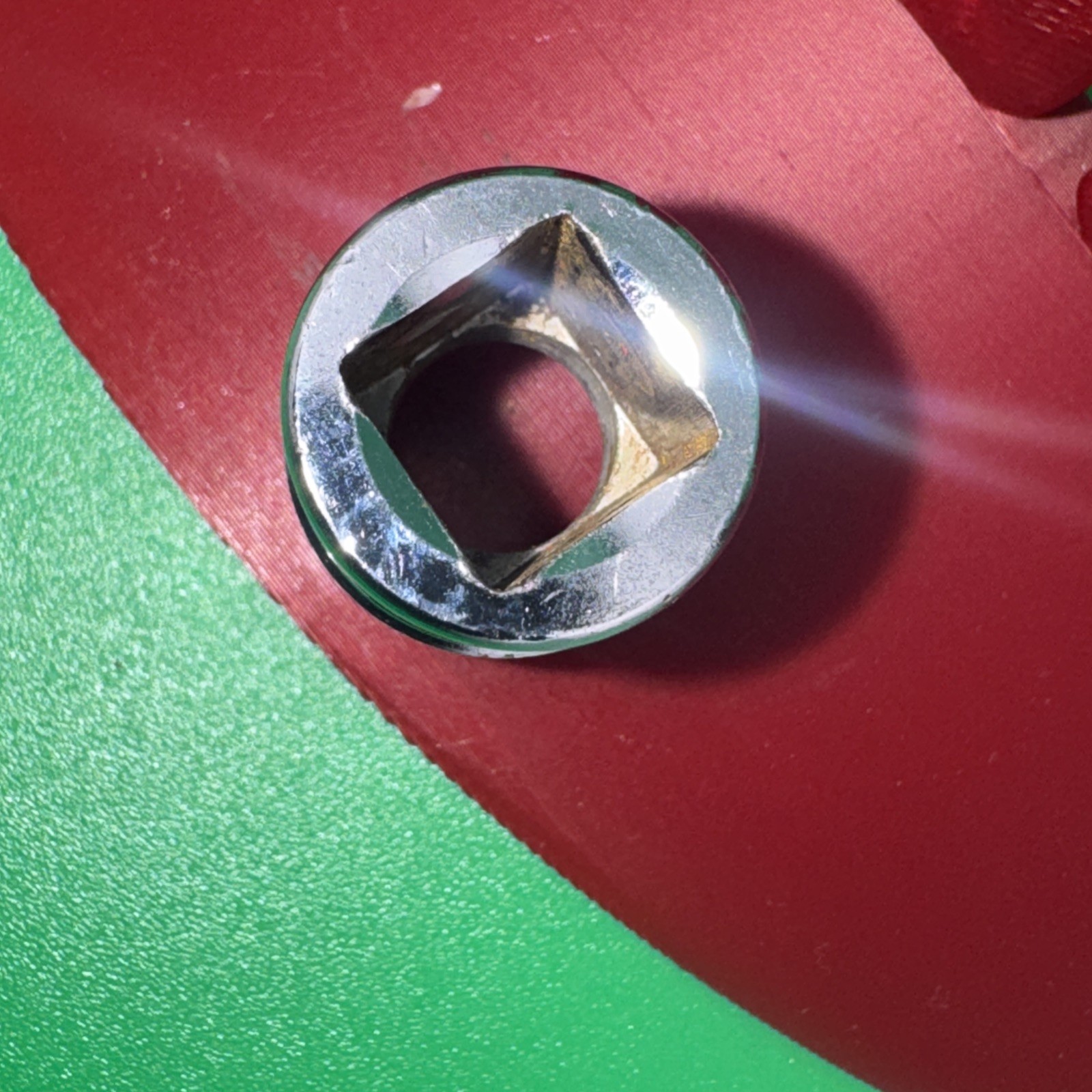 Snap On F161 3/8″ Drive 12-Point SAE 1/2″ Shallow Chrome Socket Engraved 2