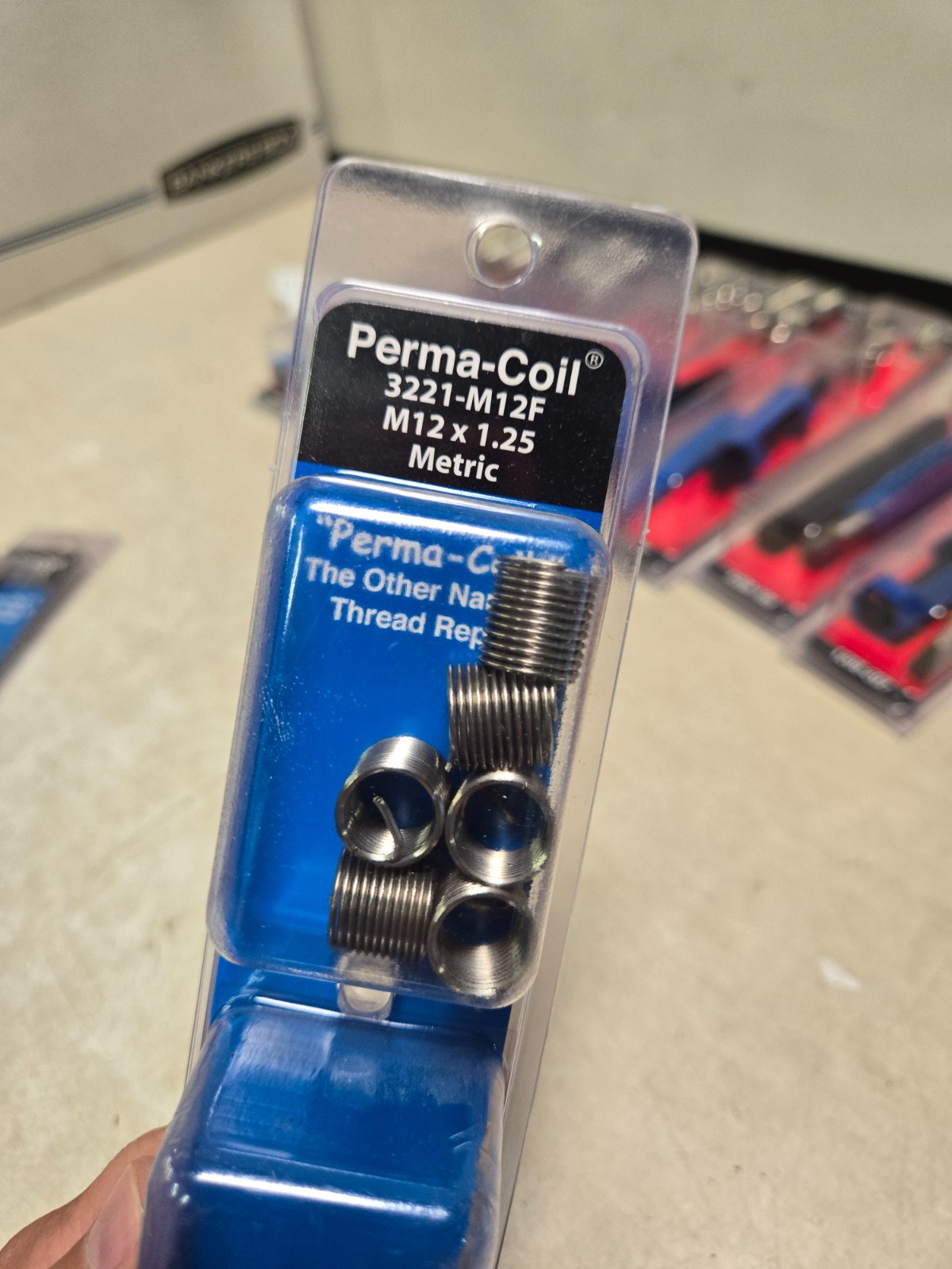 M12 x1.25 Thread Repair Insert Kit Perma Coil 3221-M12F USA Fits Heli