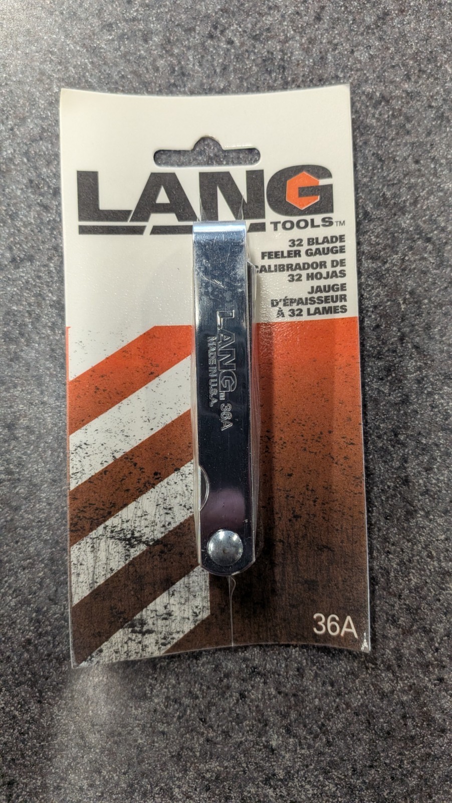 Lang Tools 36A 32 Blade Feeler Gauge Set 3801-0247 Ignition Valve USA