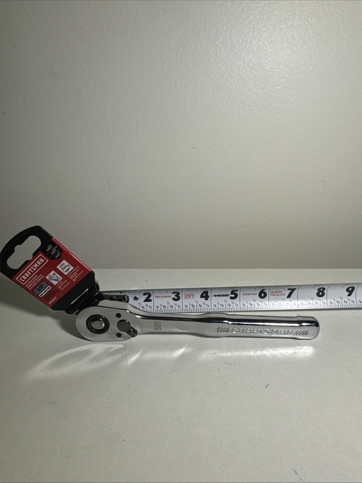 CRAFTSMAN 90 Tooth Quick Release Low Profile 3/8″ Inch Drive Ratchet Model 86722