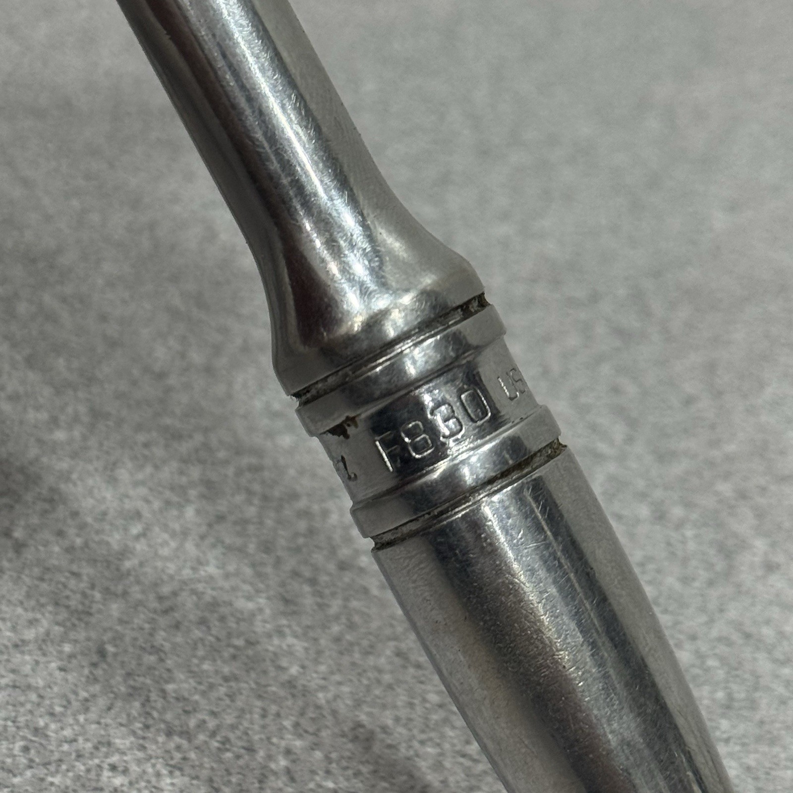 Snap On F830 – 3/8″ Drive 7-1/2″ Long Standard Handle Ratchet USA Made