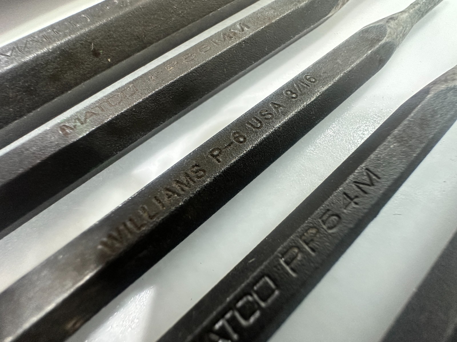 Matco Tools USA 6pc Starter Punch Set in Kit Bag w/ Williams Punch
