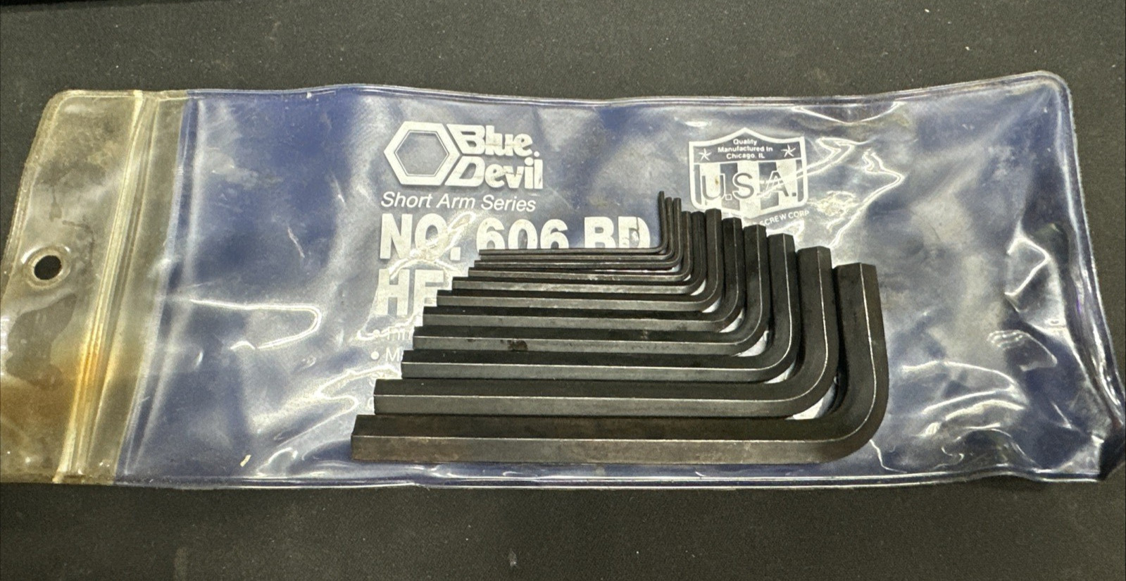 Blue Devil Hex/Allen Key Wrenches. Lot of 11 Tools See Pictures for Sizes