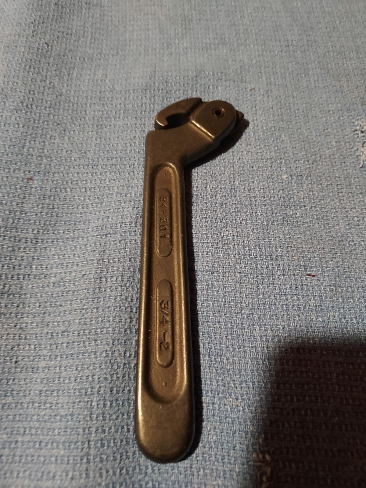 Adjustable Hook Spanner Wrench By Armstrong, New, USA, #34-301, 3/4″-2″