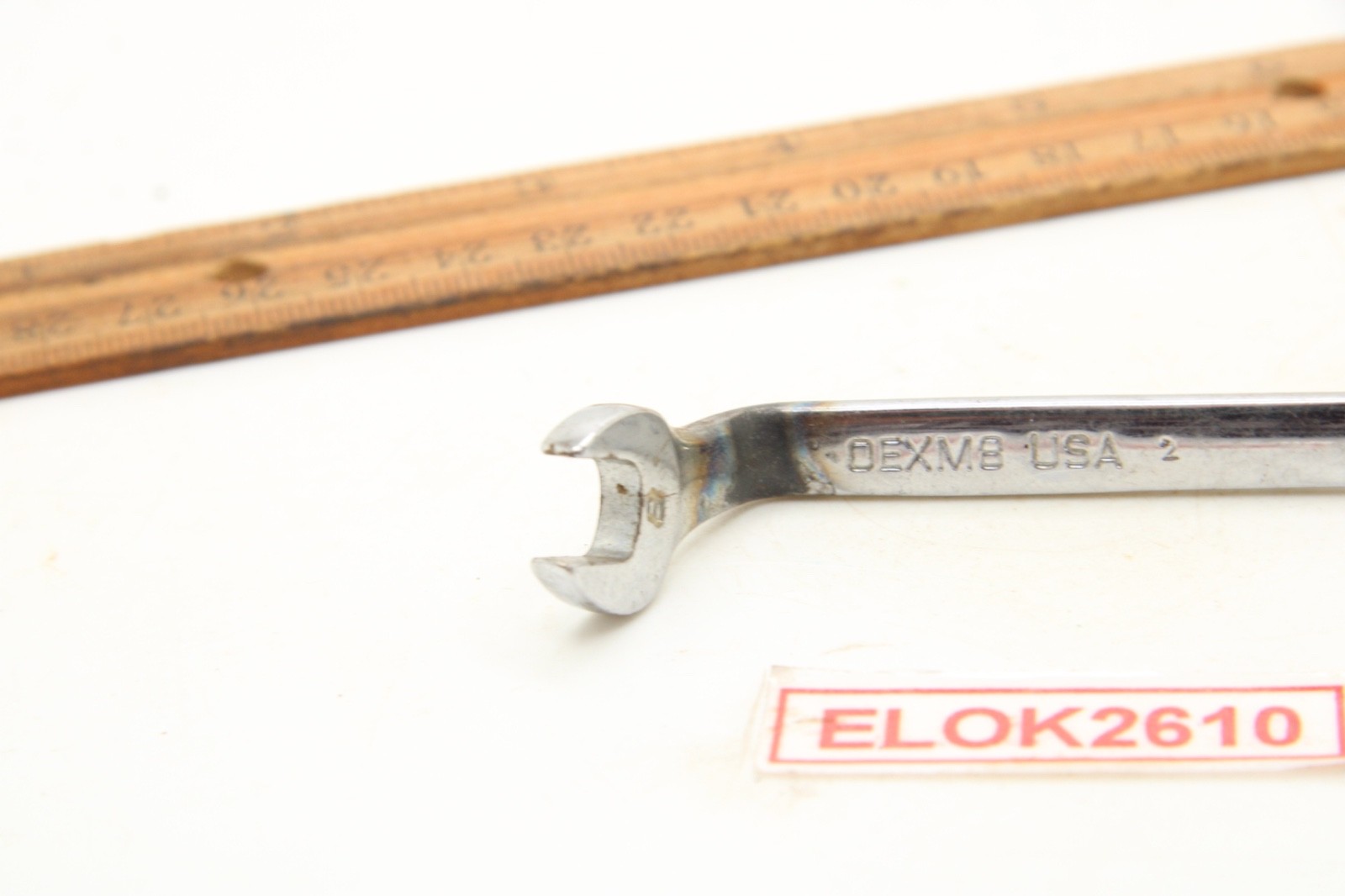 Snap-on OEXM8 8mm Metric Chrome Combination Wrench USA Modified