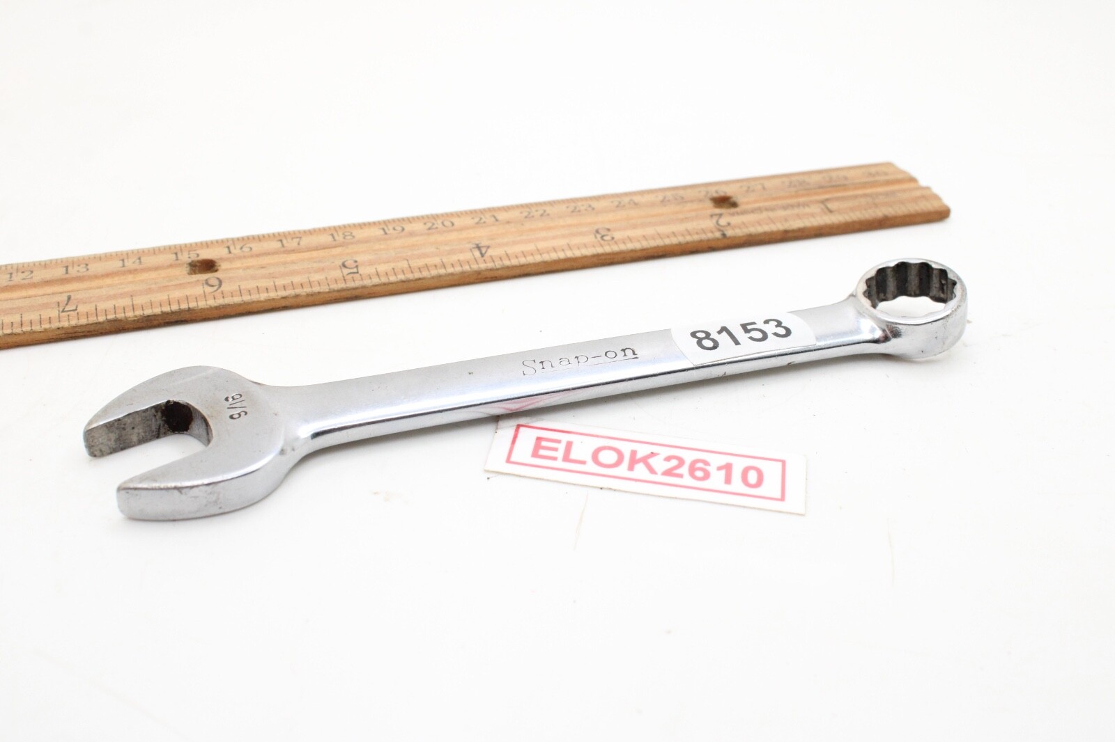 Snap-on Tools OEX-180 9/16″ 12 Point Short Combination Wrench SAE Chrome USA