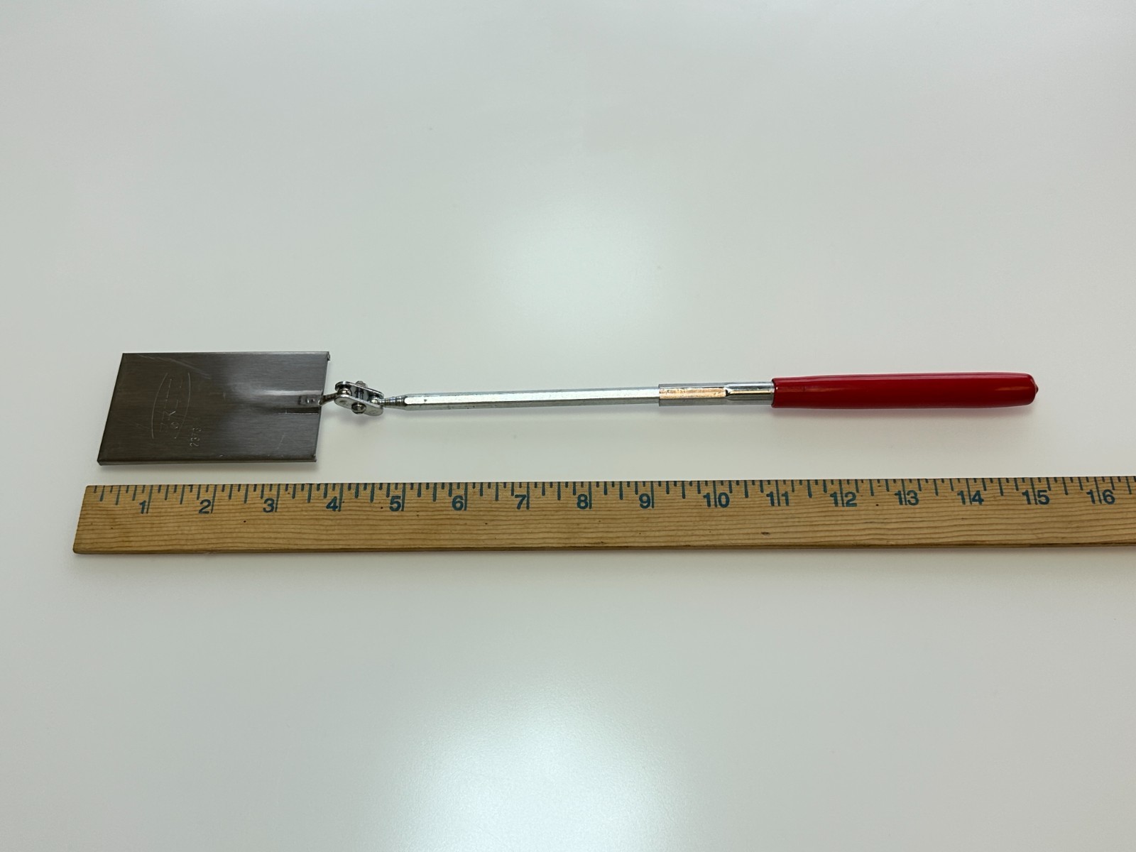 NEW Proto Tools USA 2373 Telescopic Rectangular Inspection Mirror, Red Grip